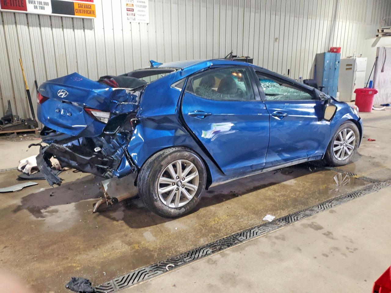 2015 Hyundai Elantra Se Blue vin: KMHDH4AE7FU250991