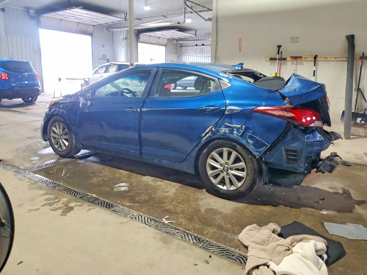 2015 Hyundai Elantra Se Blue vin: KMHDH4AE7FU250991