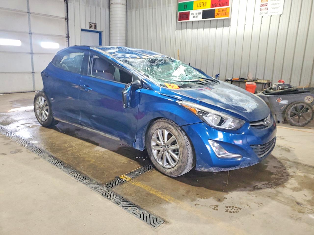 2015 Hyundai Elantra Se Blue vin: KMHDH4AE7FU250991