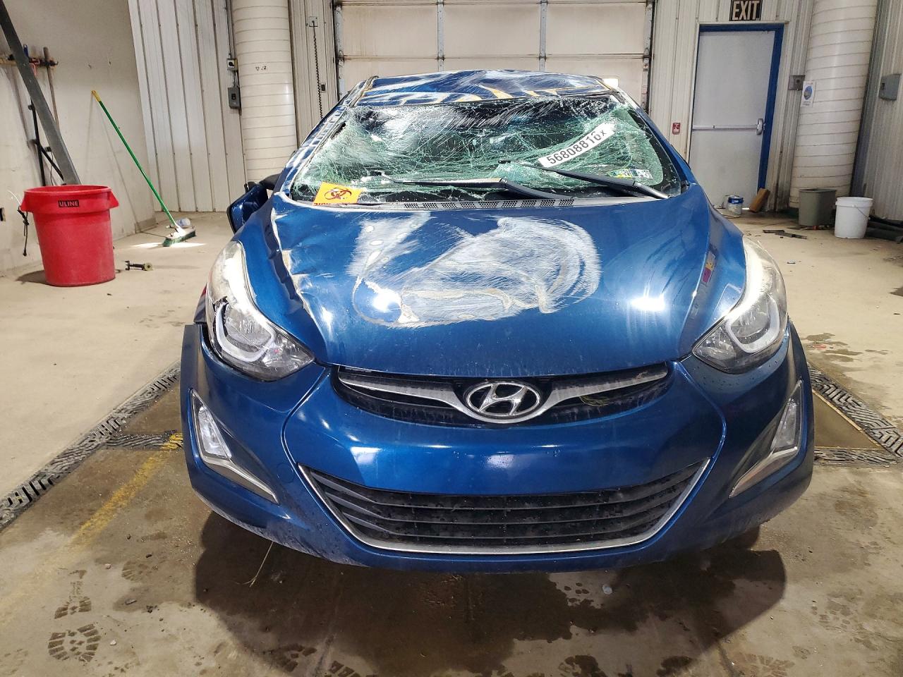 2015 Hyundai Elantra Se Blue vin: KMHDH4AE7FU250991