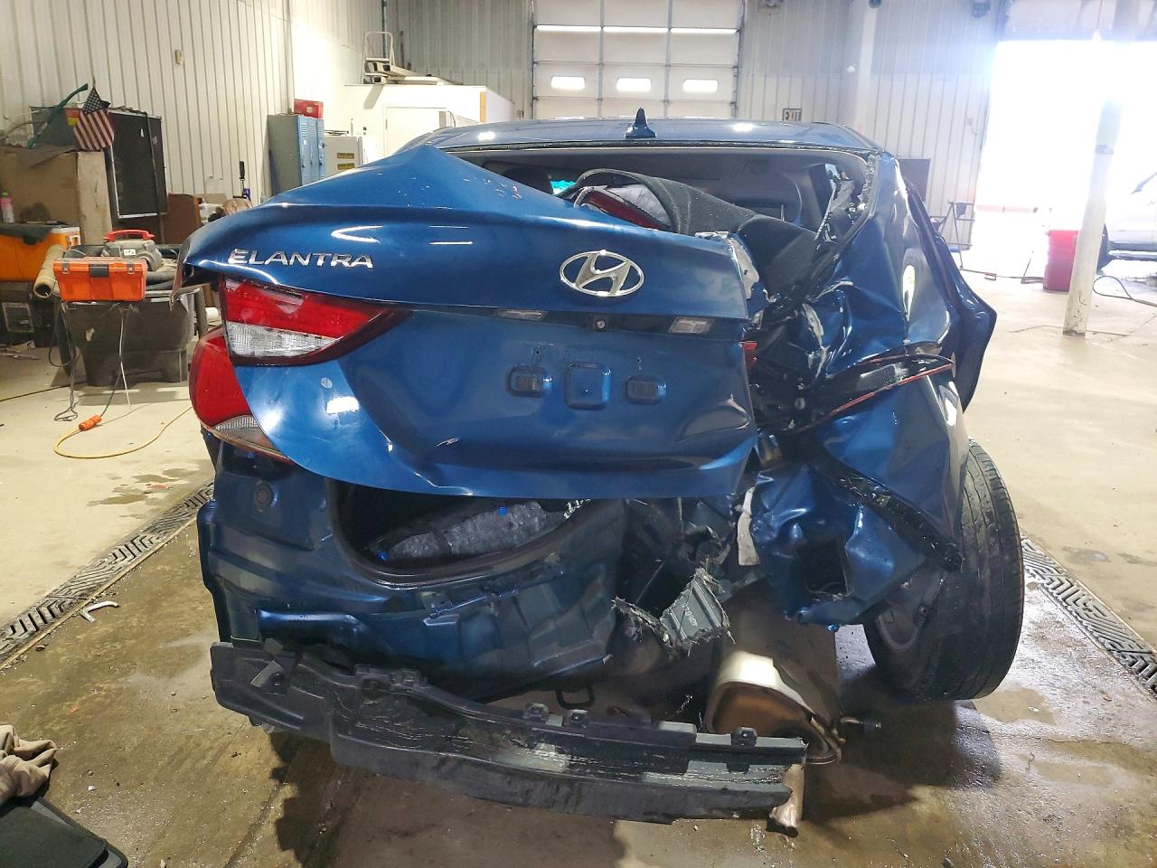 2015 Hyundai Elantra Se Blue vin: KMHDH4AE7FU250991