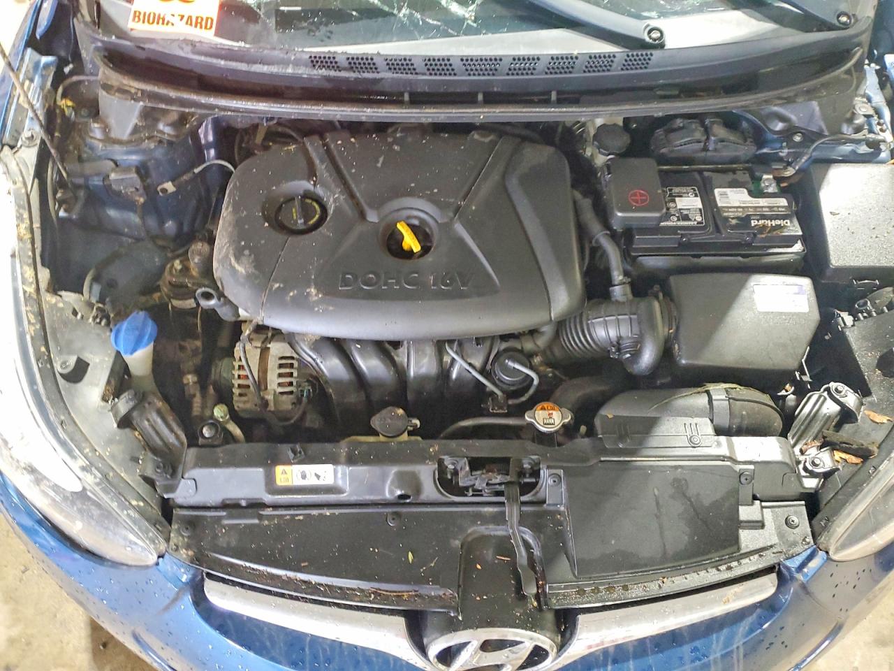 2015 Hyundai Elantra Se Blue vin: KMHDH4AE7FU250991