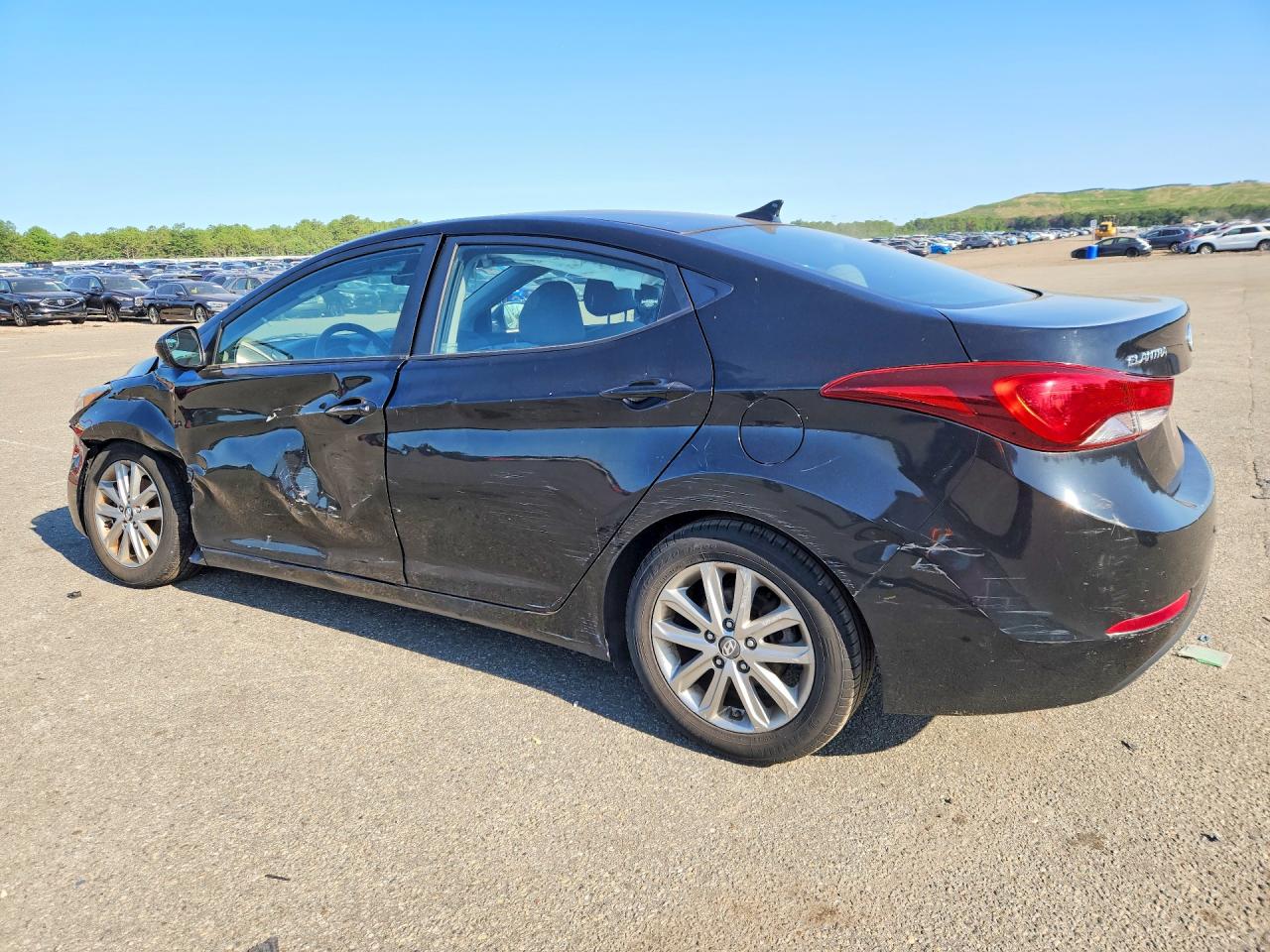 2015 Hyundai Elantra Se Black vin: KMHDH4AE7FU261392