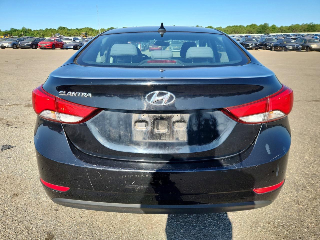 2015 Hyundai Elantra Se Black vin: KMHDH4AE7FU261392