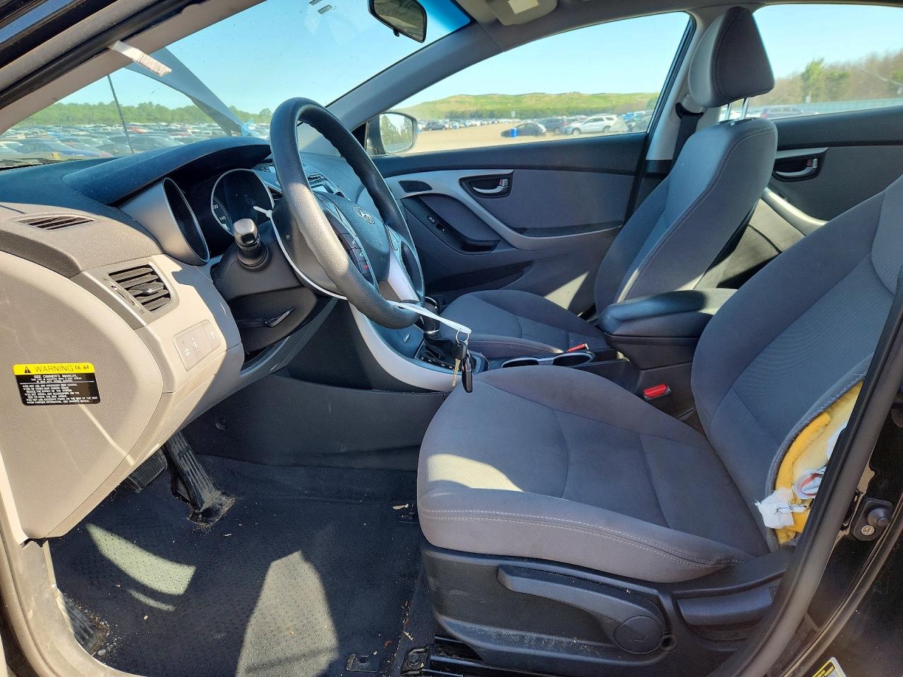 2015 Hyundai Elantra Se Black vin: KMHDH4AE7FU261392