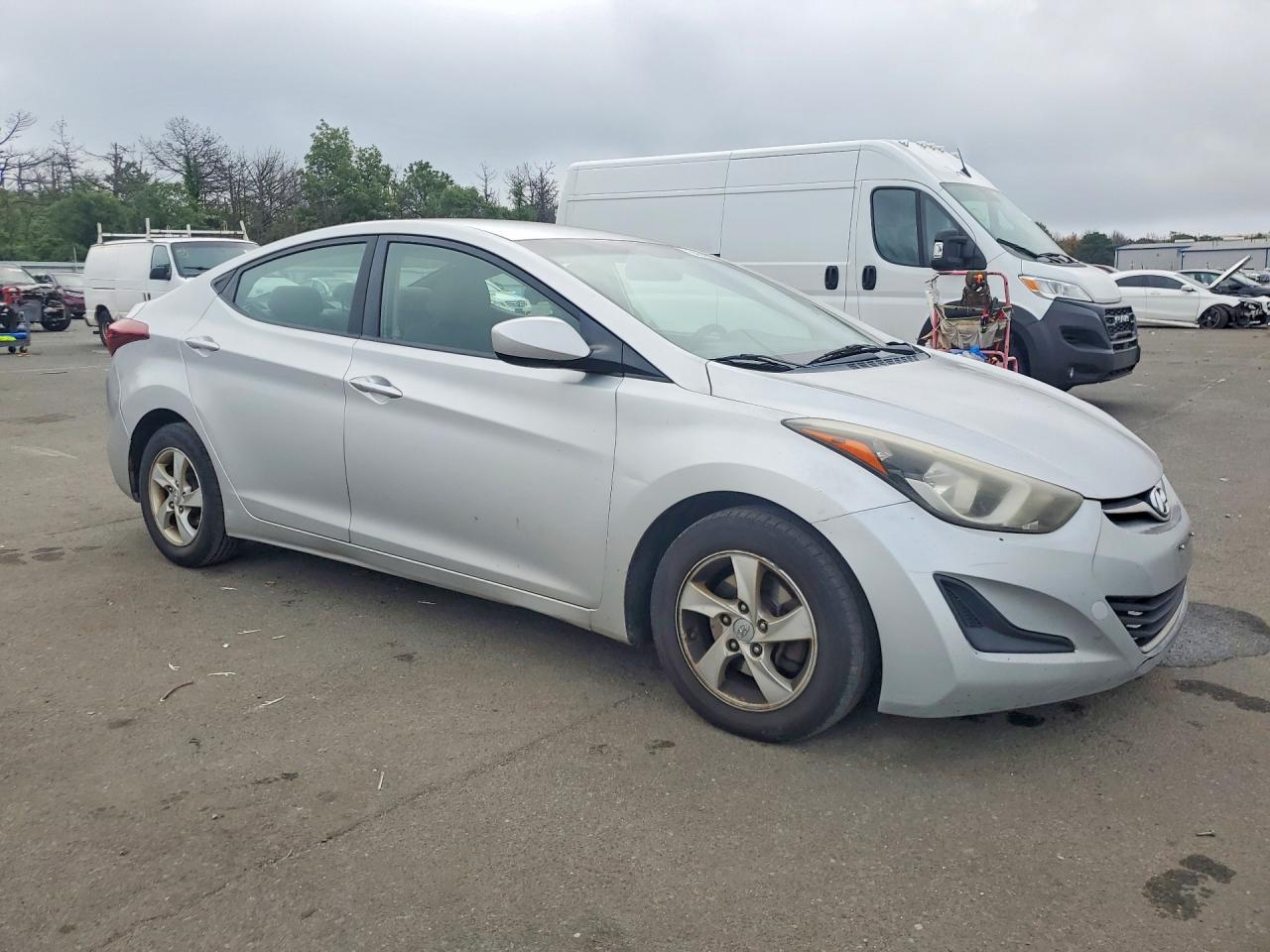 2015 Hyundai Elantra Se Silver vin: KMHDH4AE7FU266561