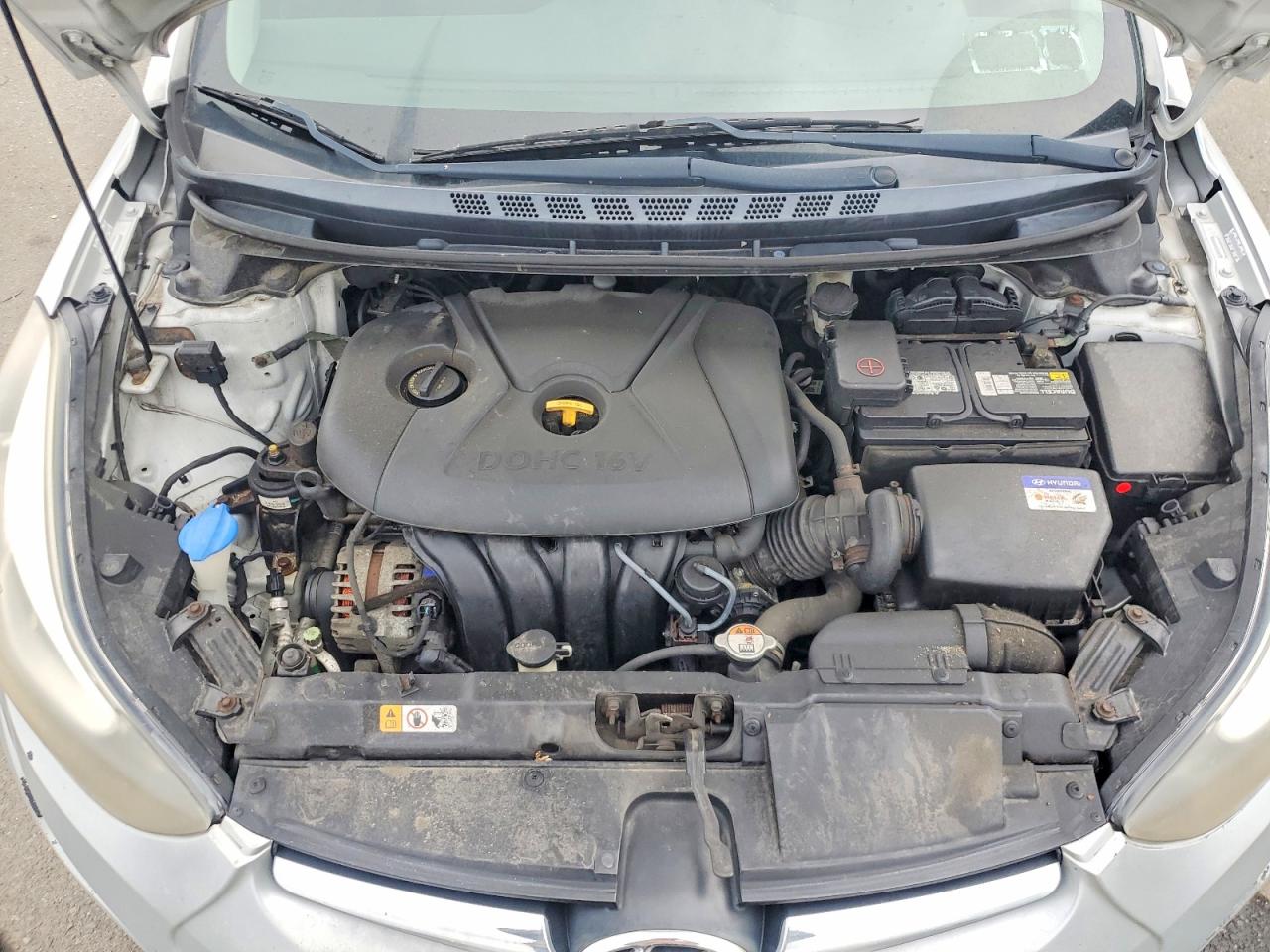 2015 Hyundai Elantra Se Silver vin: KMHDH4AE7FU266561