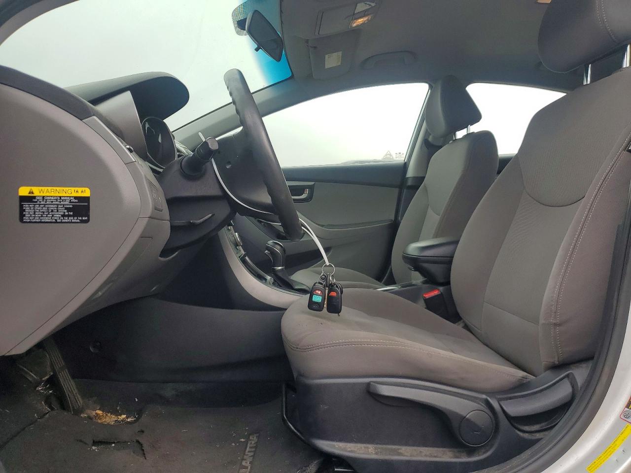 2015 Hyundai Elantra Se Silver vin: KMHDH4AE7FU266561
