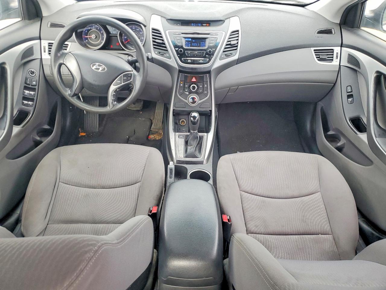 2015 Hyundai Elantra Se Silver vin: KMHDH4AE7FU266561