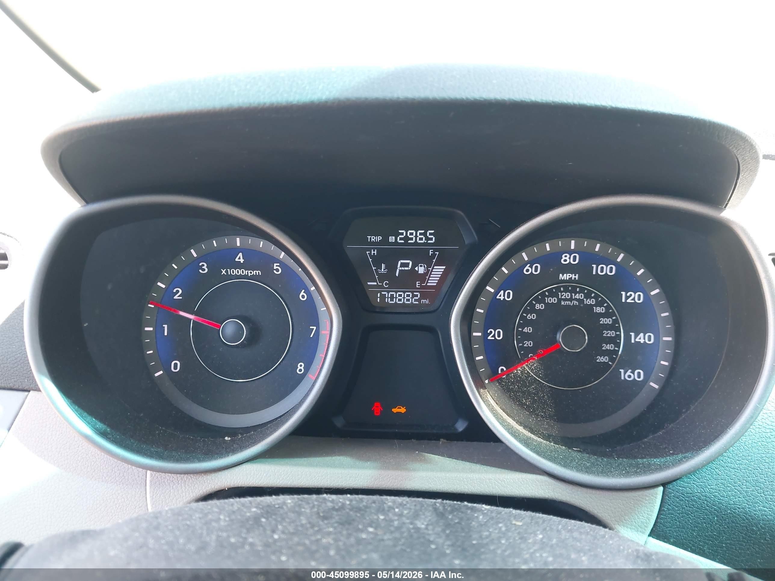 2015 Hyundai Elantra Se Red vin: KMHDH4AE7FU279231