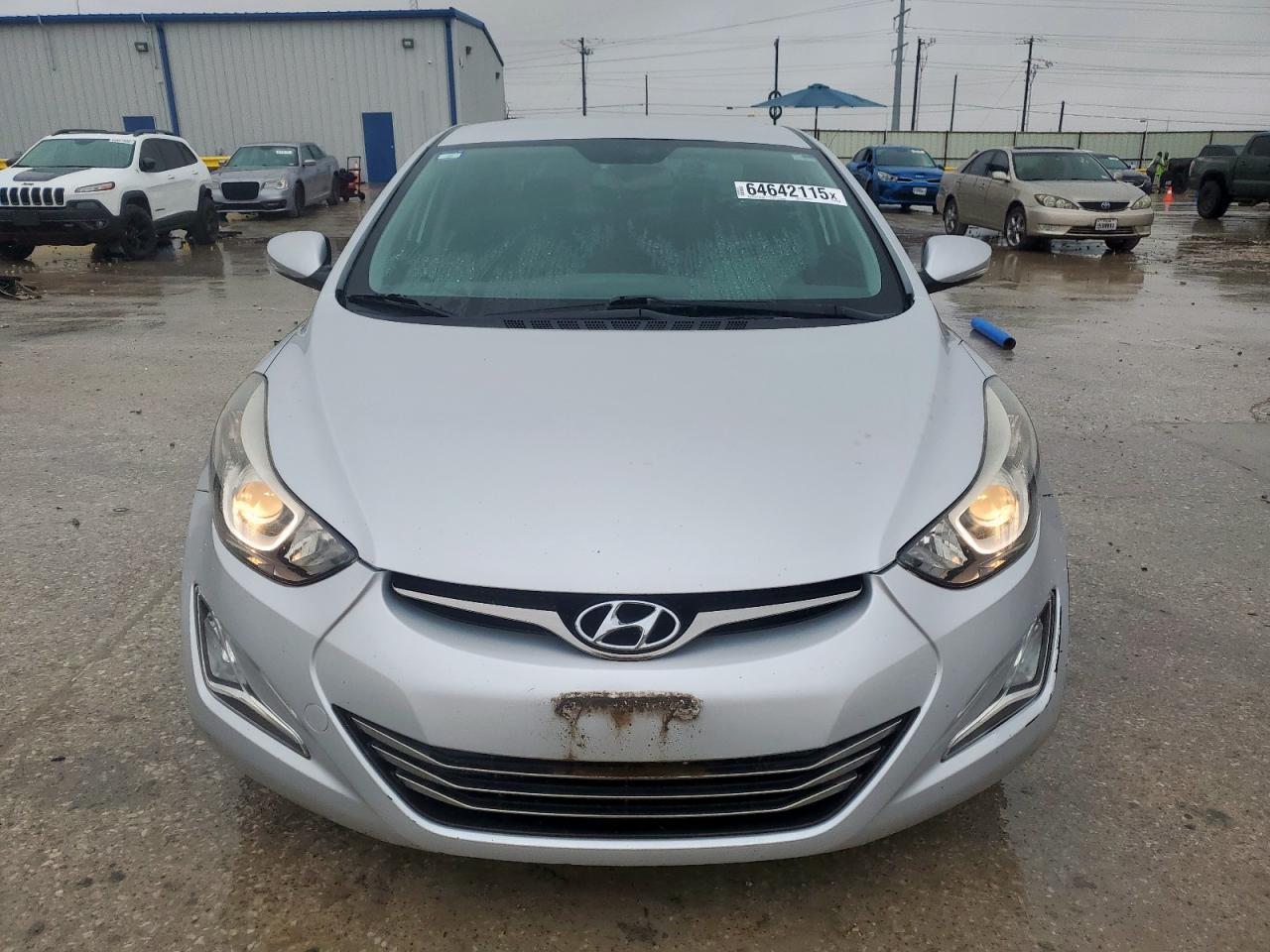 2015 Hyundai Elantra Limited Silver vin: KMHDH4AE7FU285613