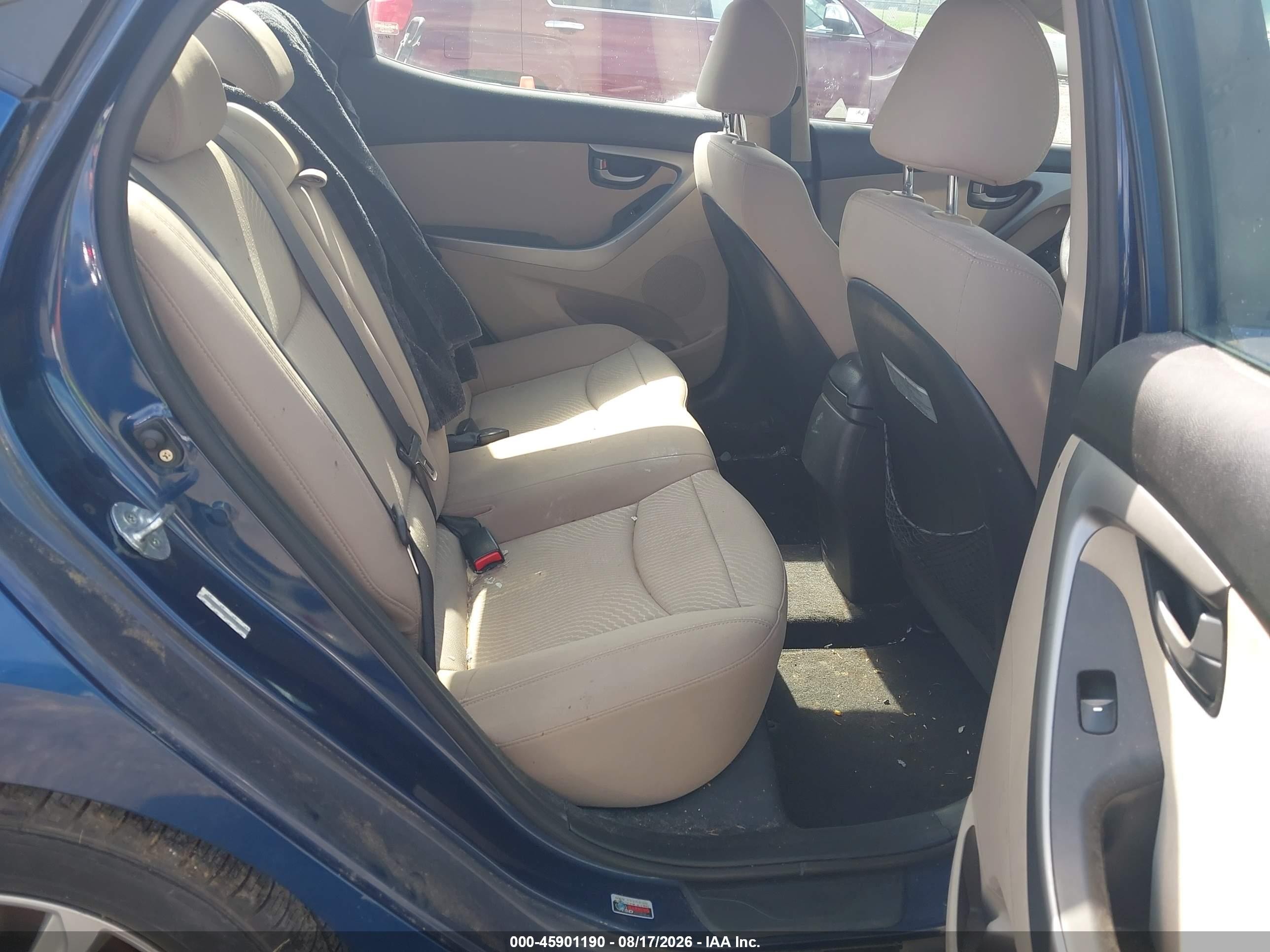 2015 Hyundai Elantra Se Синий vin: KMHDH4AE7FU298488