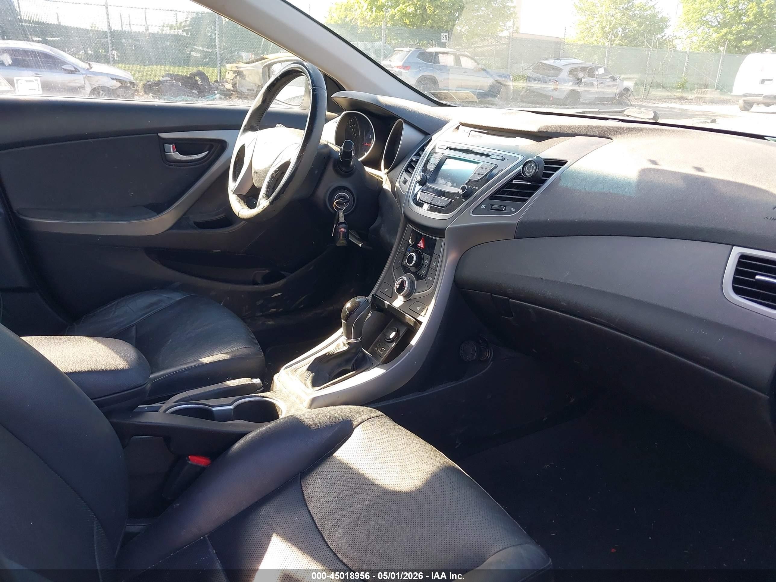 2015 Hyundai Elantra Limited Silver vin: KMHDH4AE7FU301437