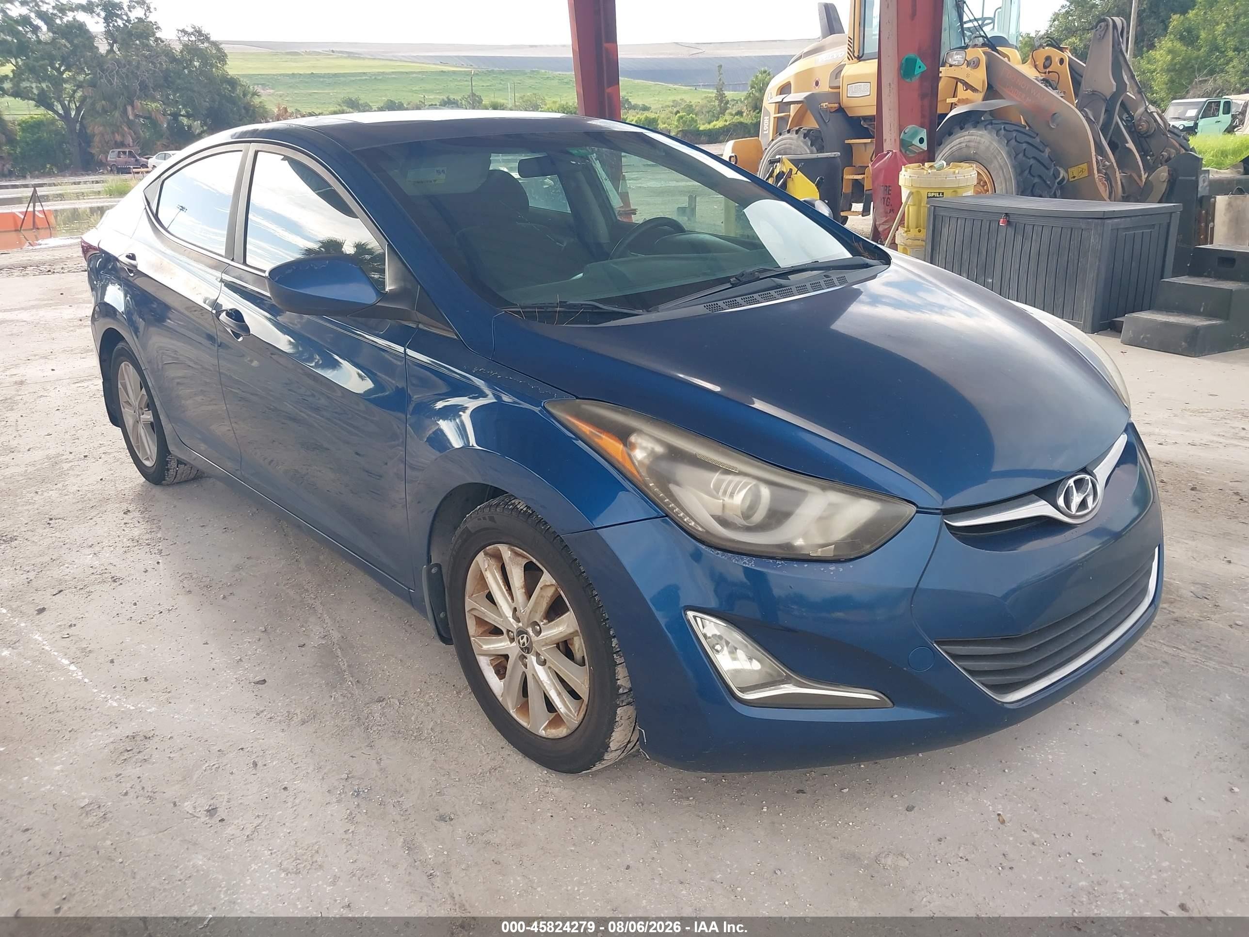 2015 Hyundai Elantra Se Blue vin: KMHDH4AE7FU321431