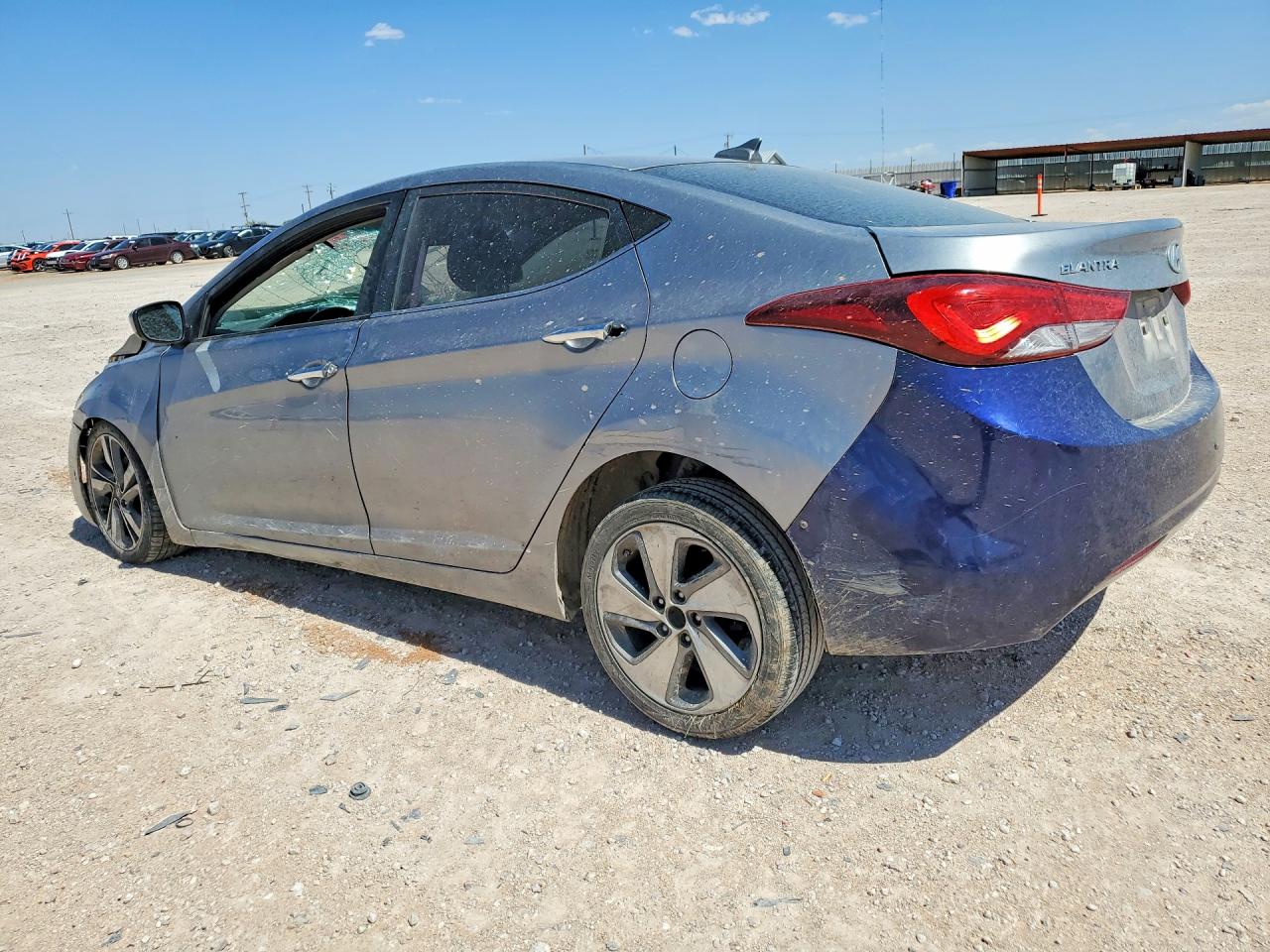 2015 Hyundai Elantra Limited Blue vin: KMHDH4AE7FU363128