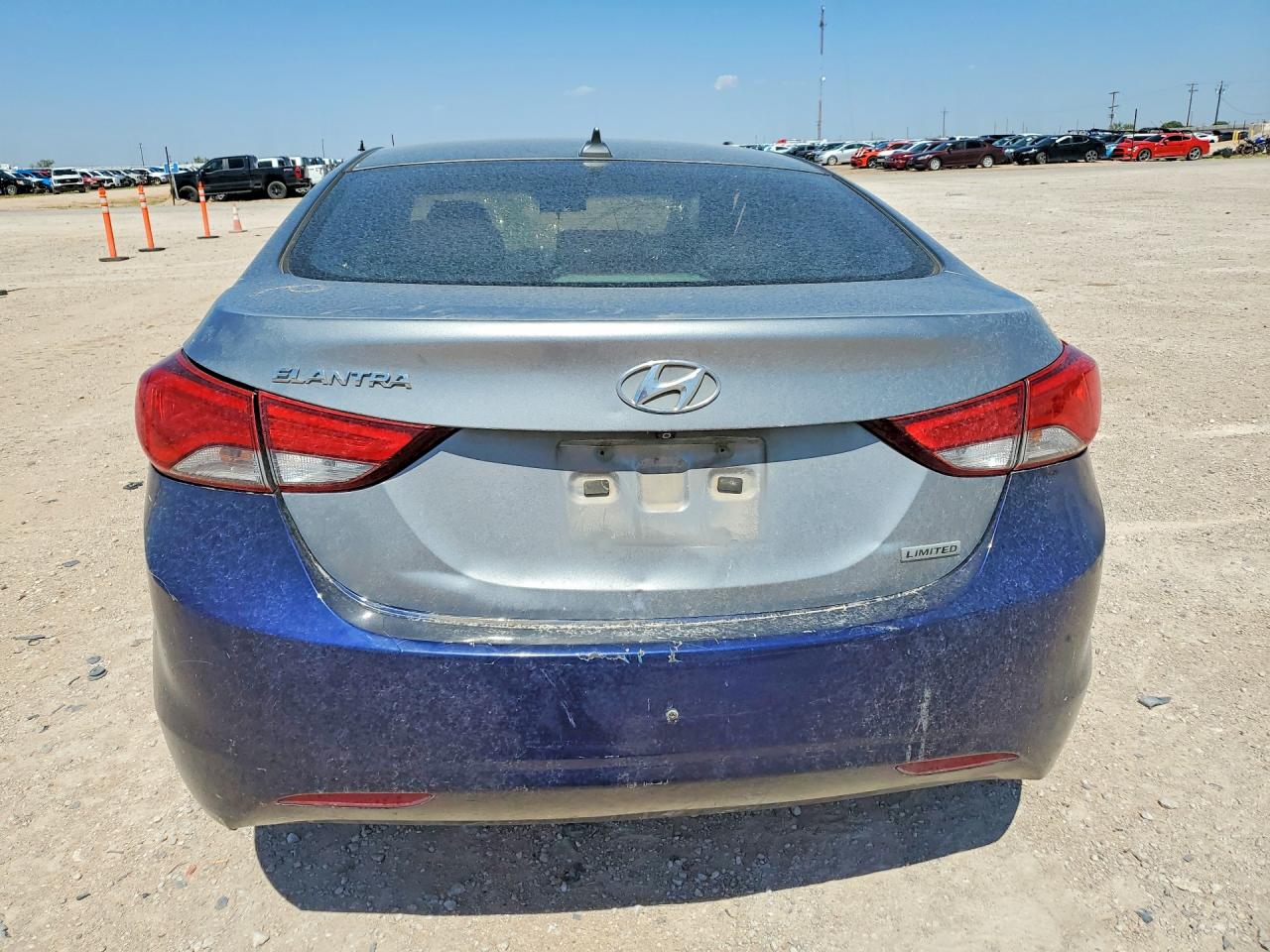 2015 Hyundai Elantra Limited Blue vin: KMHDH4AE7FU363128