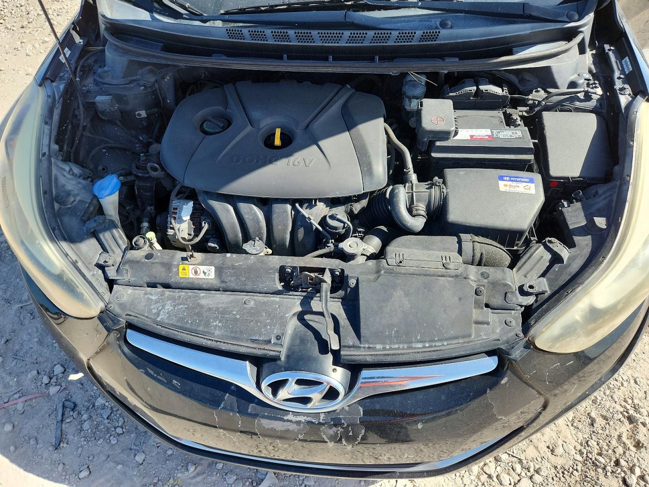 2015 Hyundai Elantra Se Черный vin: KMHDH4AE7FU382665