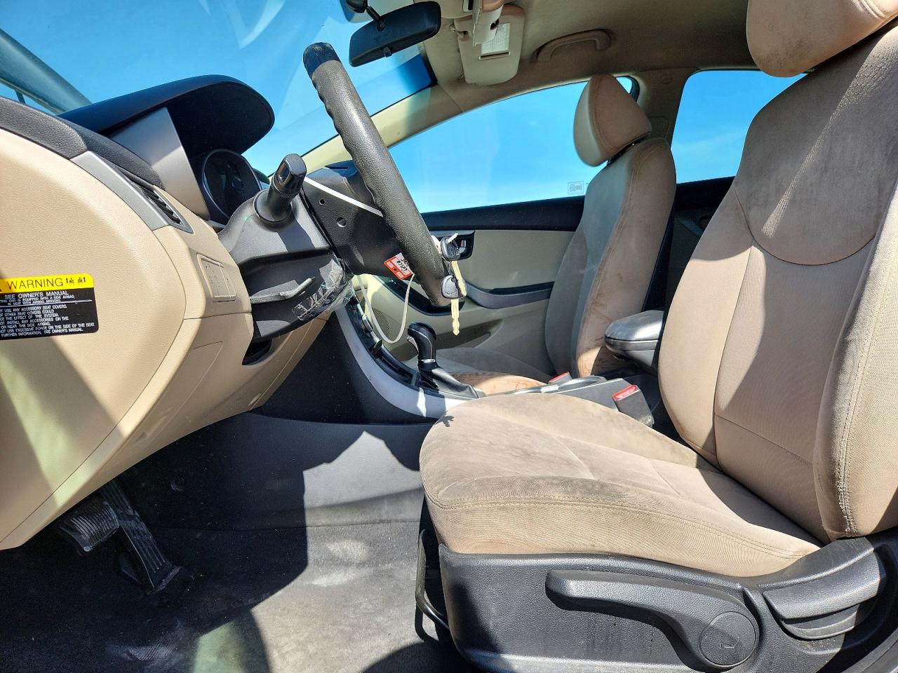 2015 Hyundai Elantra Se Черный vin: KMHDH4AE7FU382665