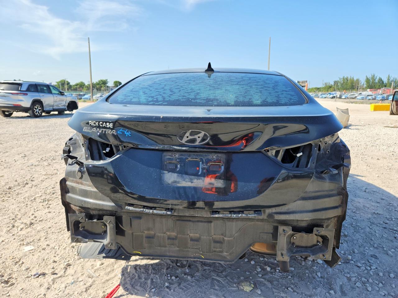 2015 Hyundai Elantra Se Черный vin: KMHDH4AE7FU382665