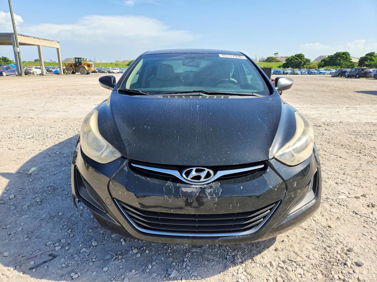 2015 Hyundai Elantra Se Черный vin: KMHDH4AE7FU382665