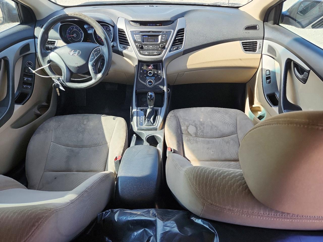 2015 Hyundai Elantra Se Черный vin: KMHDH4AE7FU382665