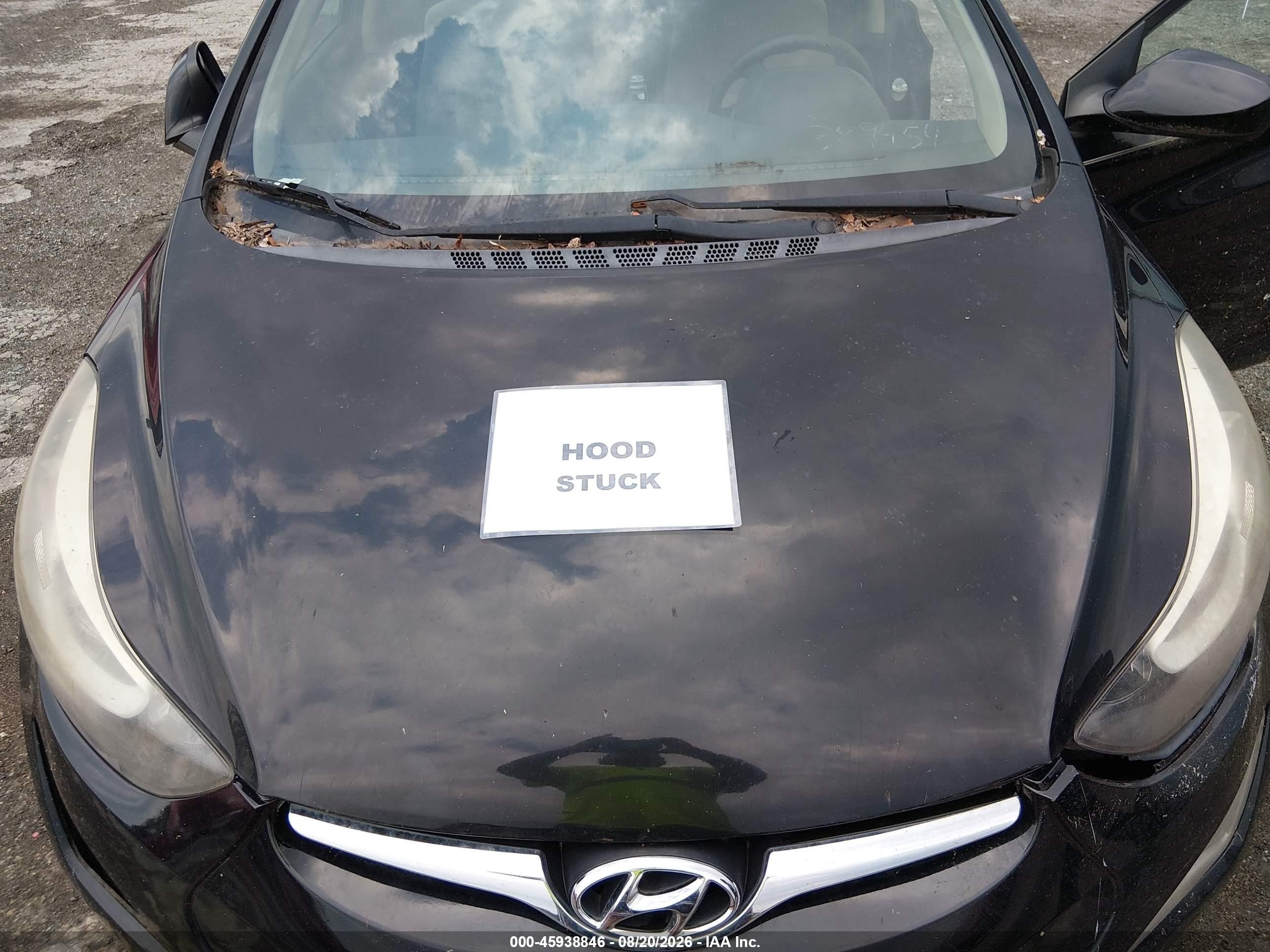 2015 Hyundai Elantra Se Black vin: KMHDH4AE7FU389454
