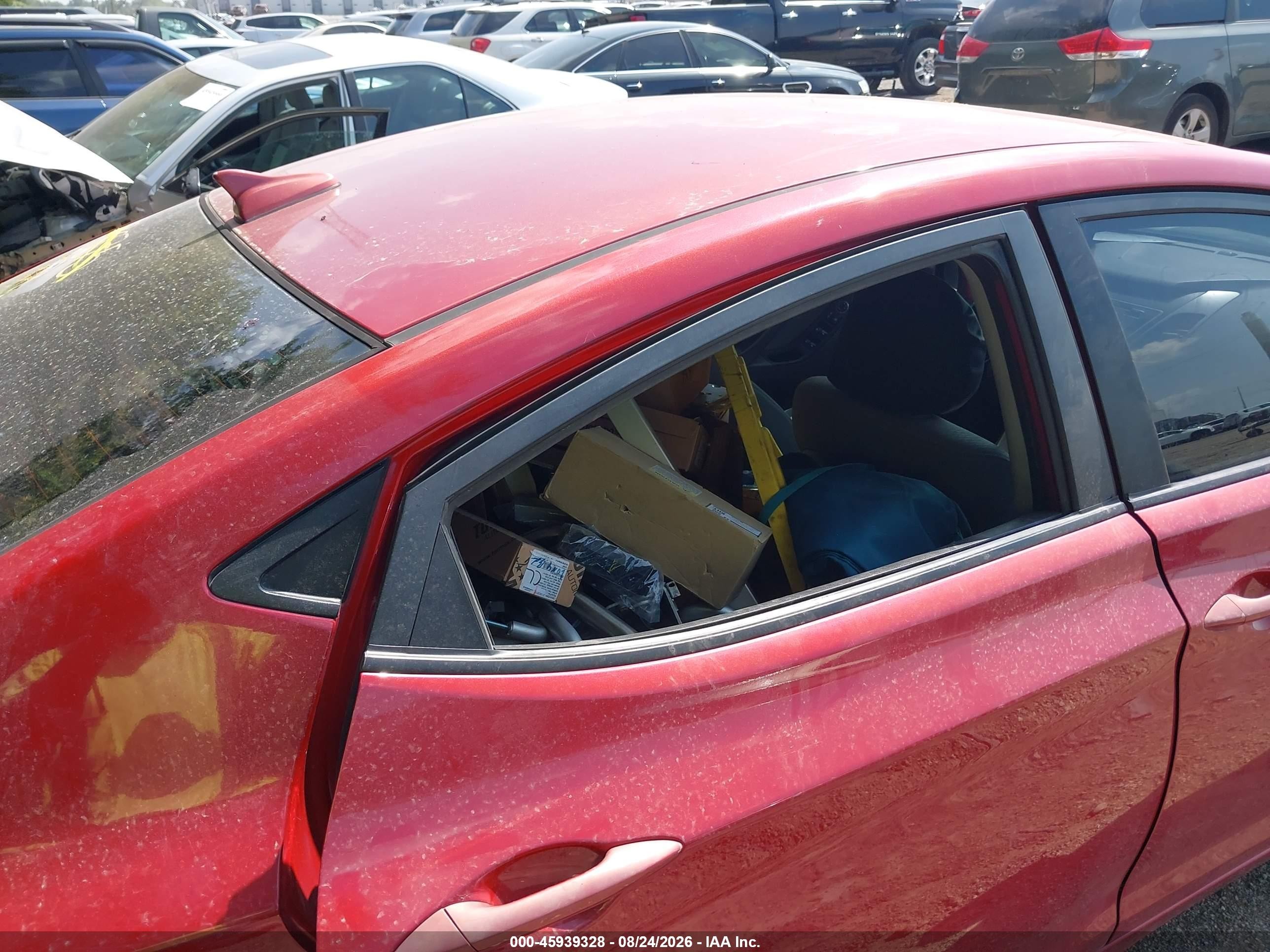 2015 Hyundai Elantra Se Red vin: KMHDH4AE7FU393875