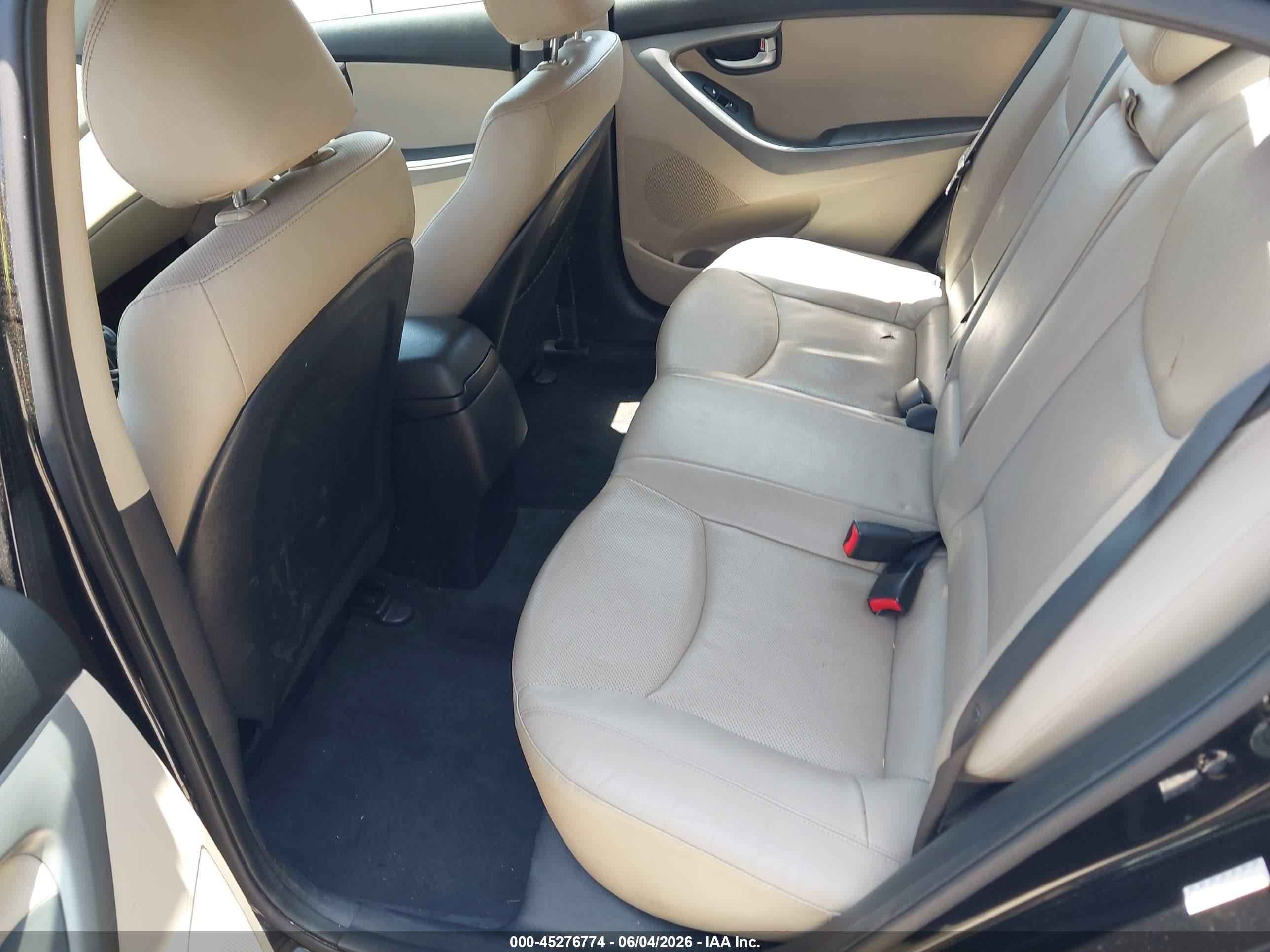 2015 Hyundai Elantra Limited Black vin: KMHDH4AE7FU437759