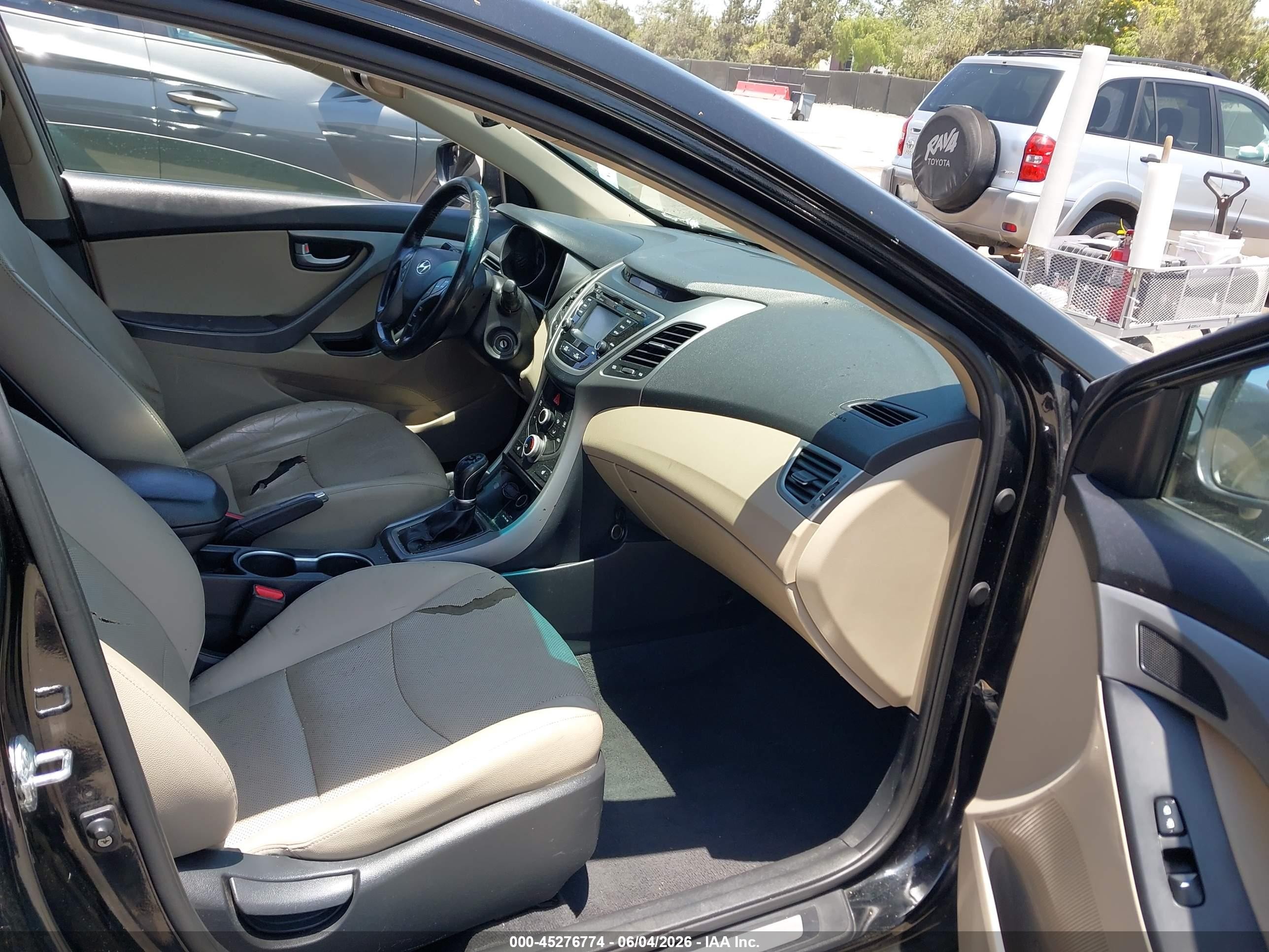 2015 Hyundai Elantra Limited Black vin: KMHDH4AE7FU437759