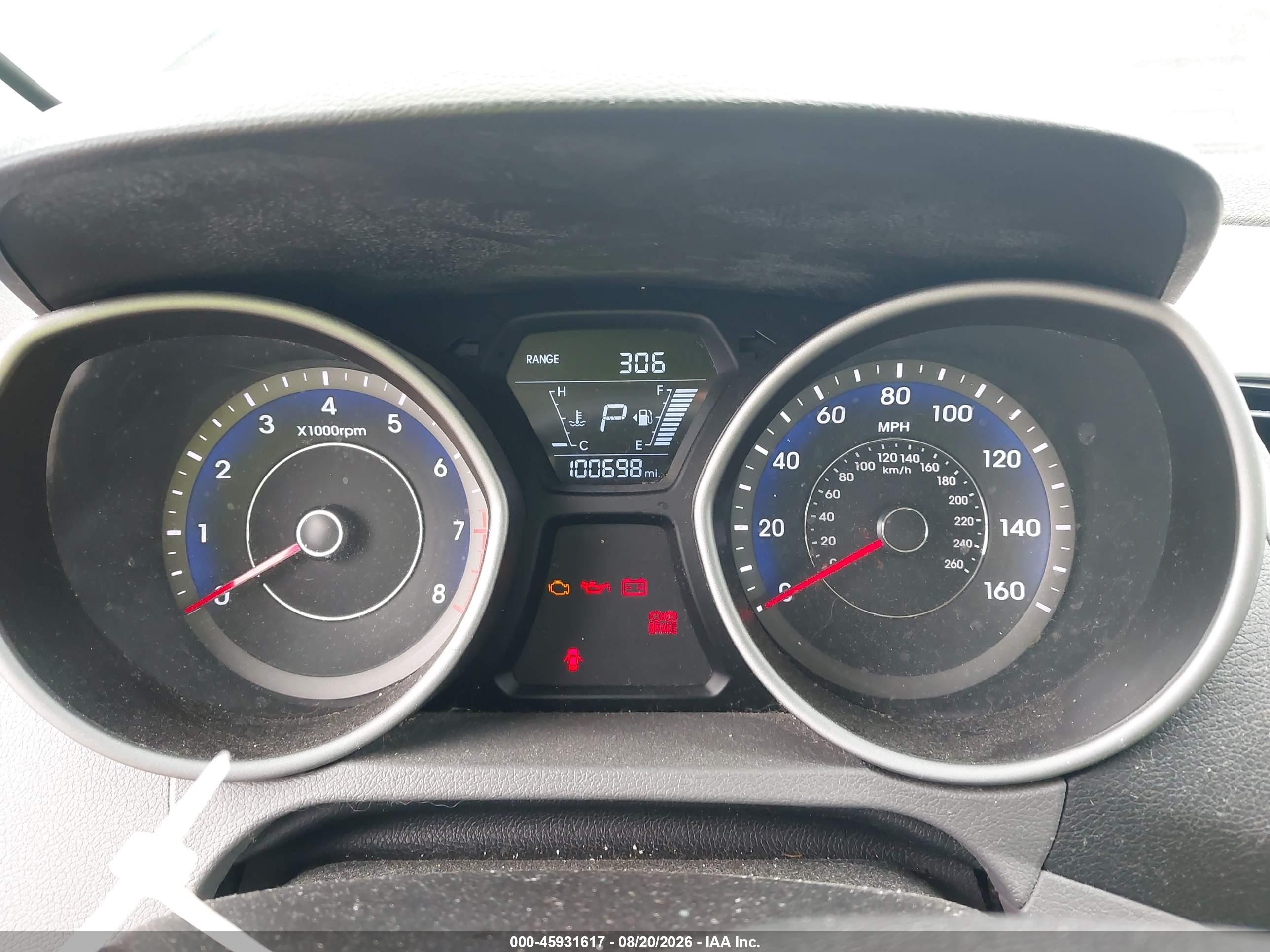 2015 Hyundai Elantra Se Blue vin: KMHDH4AE7FU445571