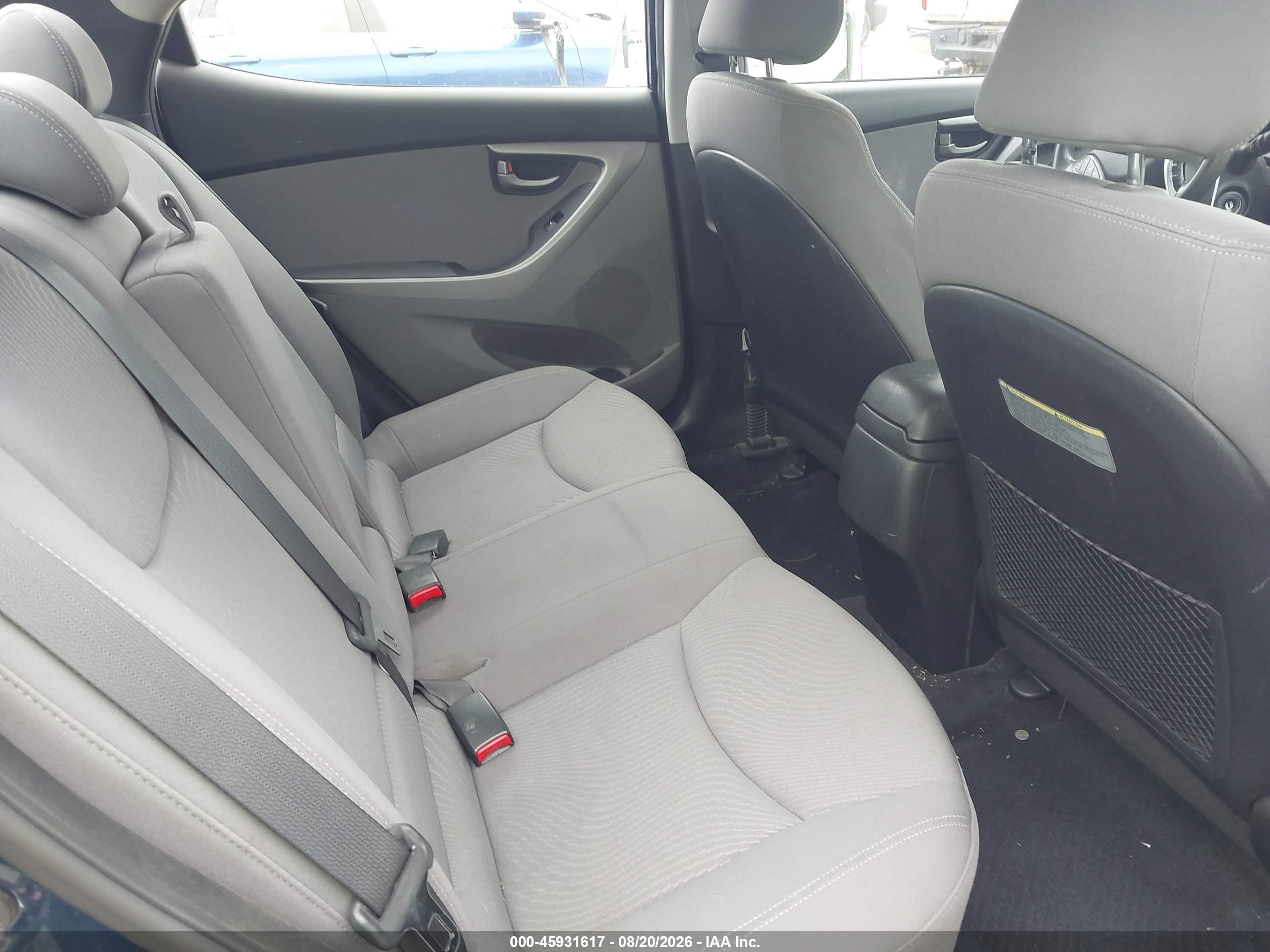 2015 Hyundai Elantra Se Blue vin: KMHDH4AE7FU445571