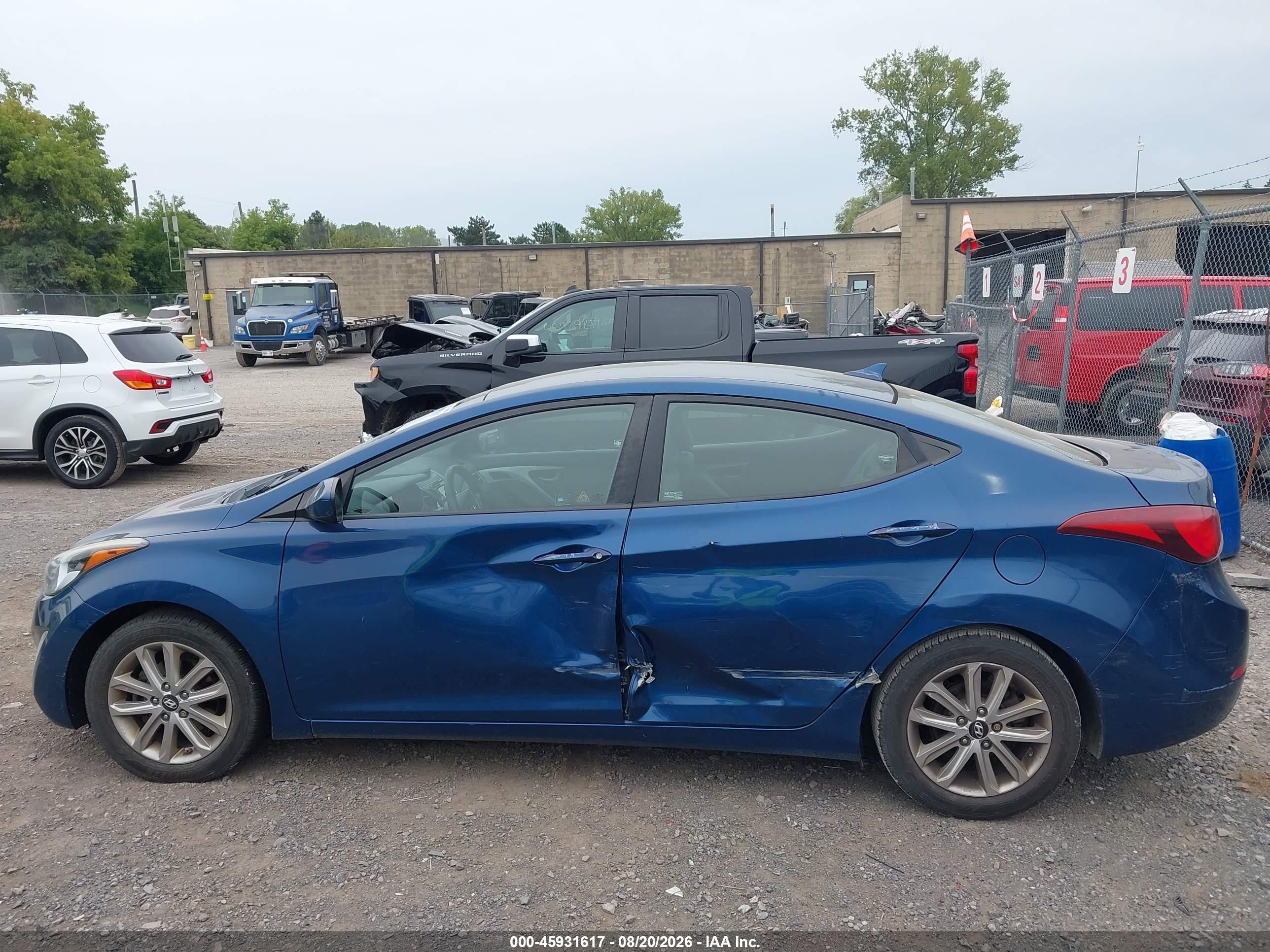 2015 Hyundai Elantra Se Blue vin: KMHDH4AE7FU445571