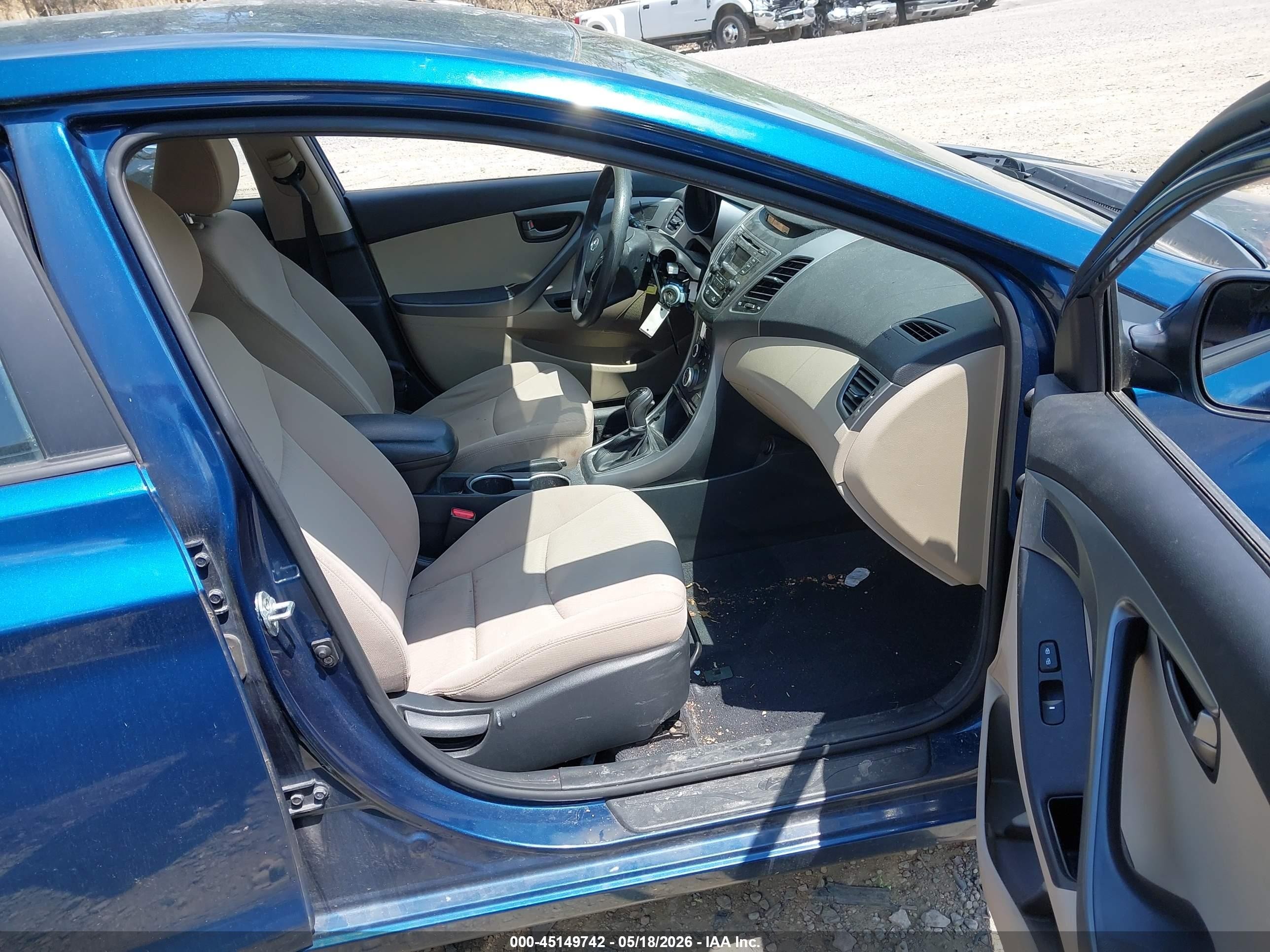 2016 Hyundai Elantra Se Blue vin: KMHDH4AE7GU570460