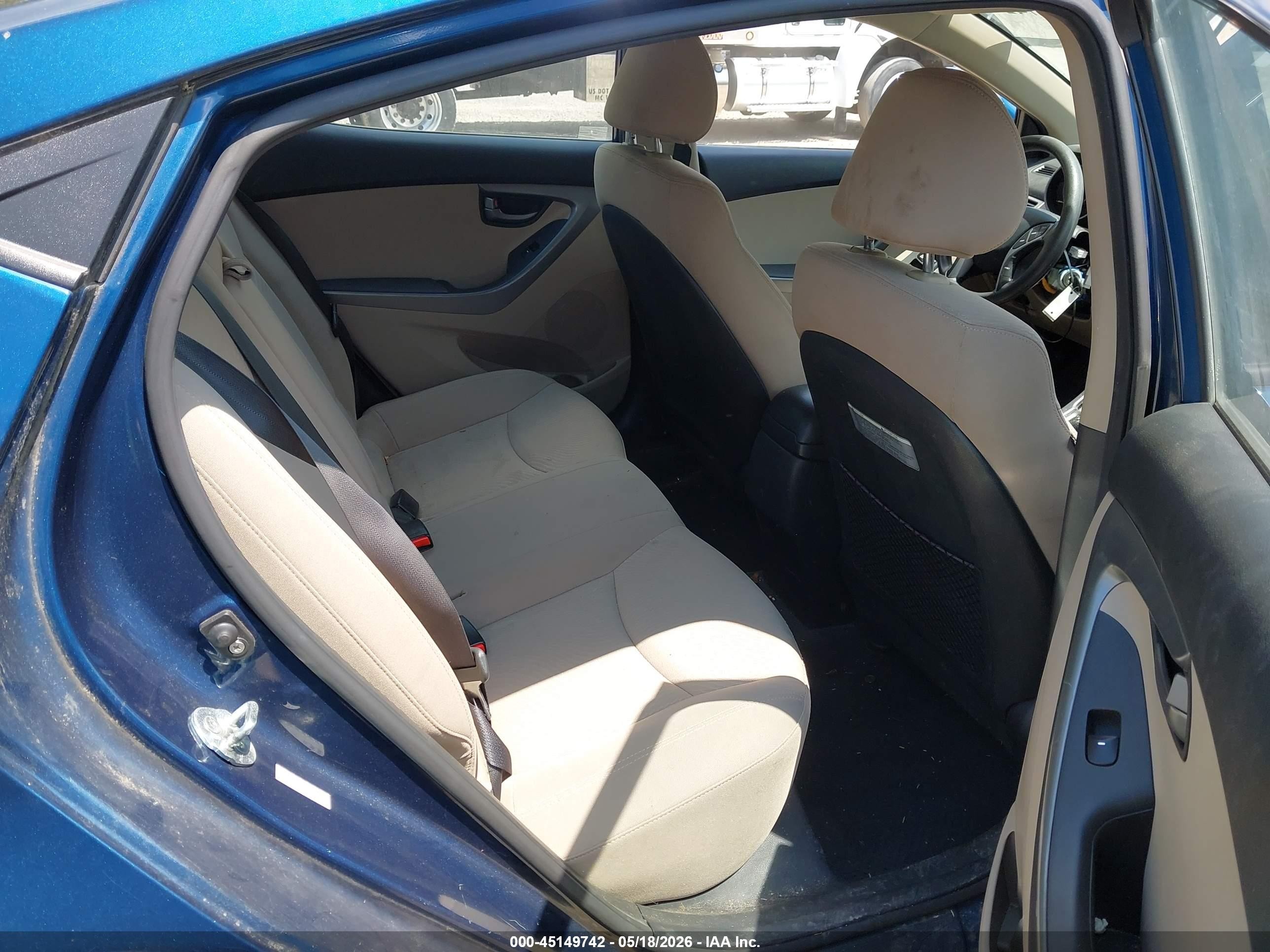 2016 Hyundai Elantra Se Blue vin: KMHDH4AE7GU570460