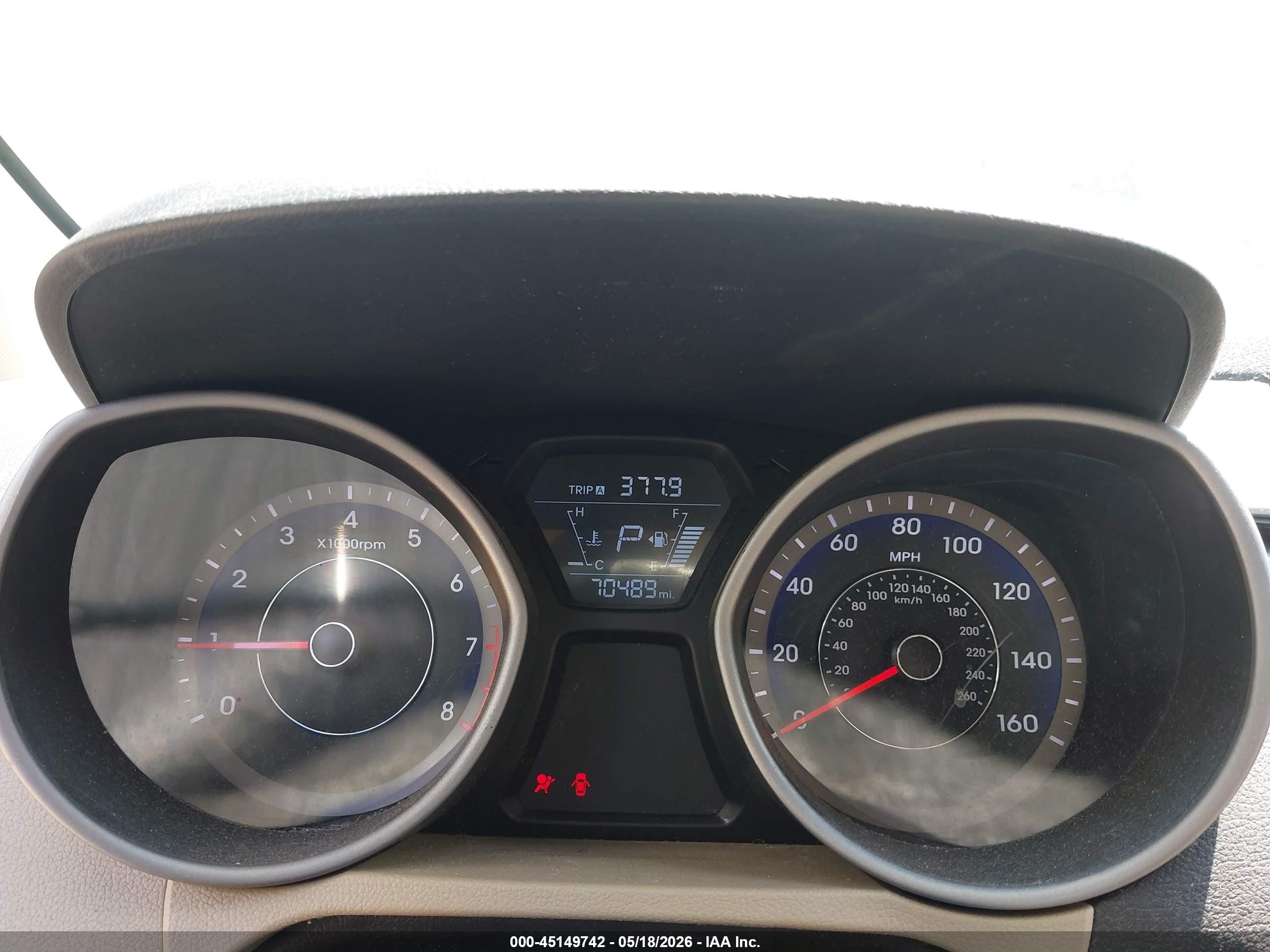 2016 Hyundai Elantra Se Blue vin: KMHDH4AE7GU570460