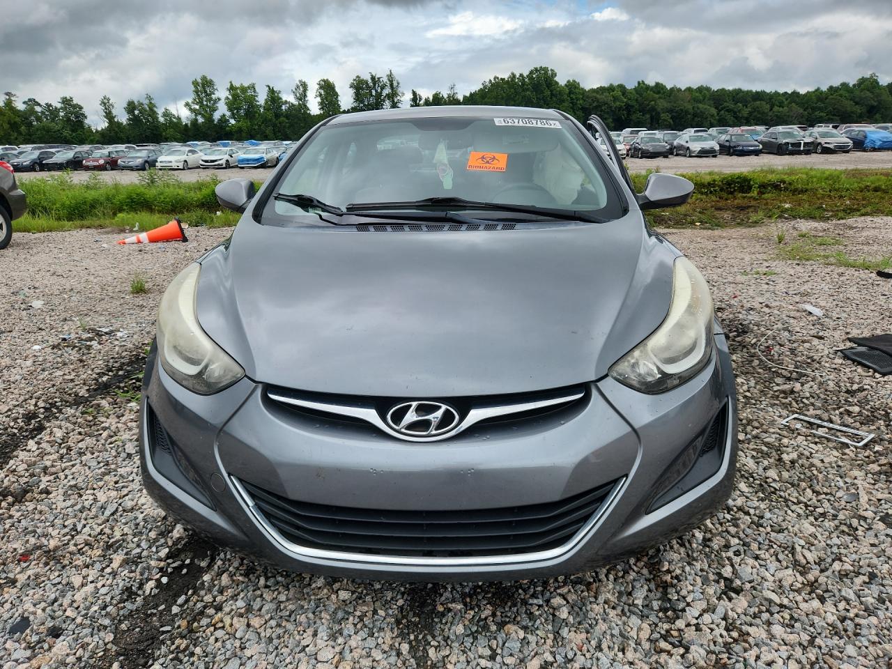 2016 Hyundai Elantra Silver vin: KMHDH4AE7GU634576