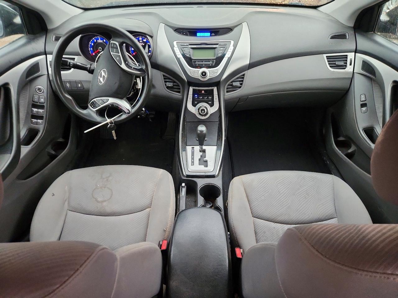 2011 Hyundai Elantra Gls Black vin: KMHDH4AE8BU080814