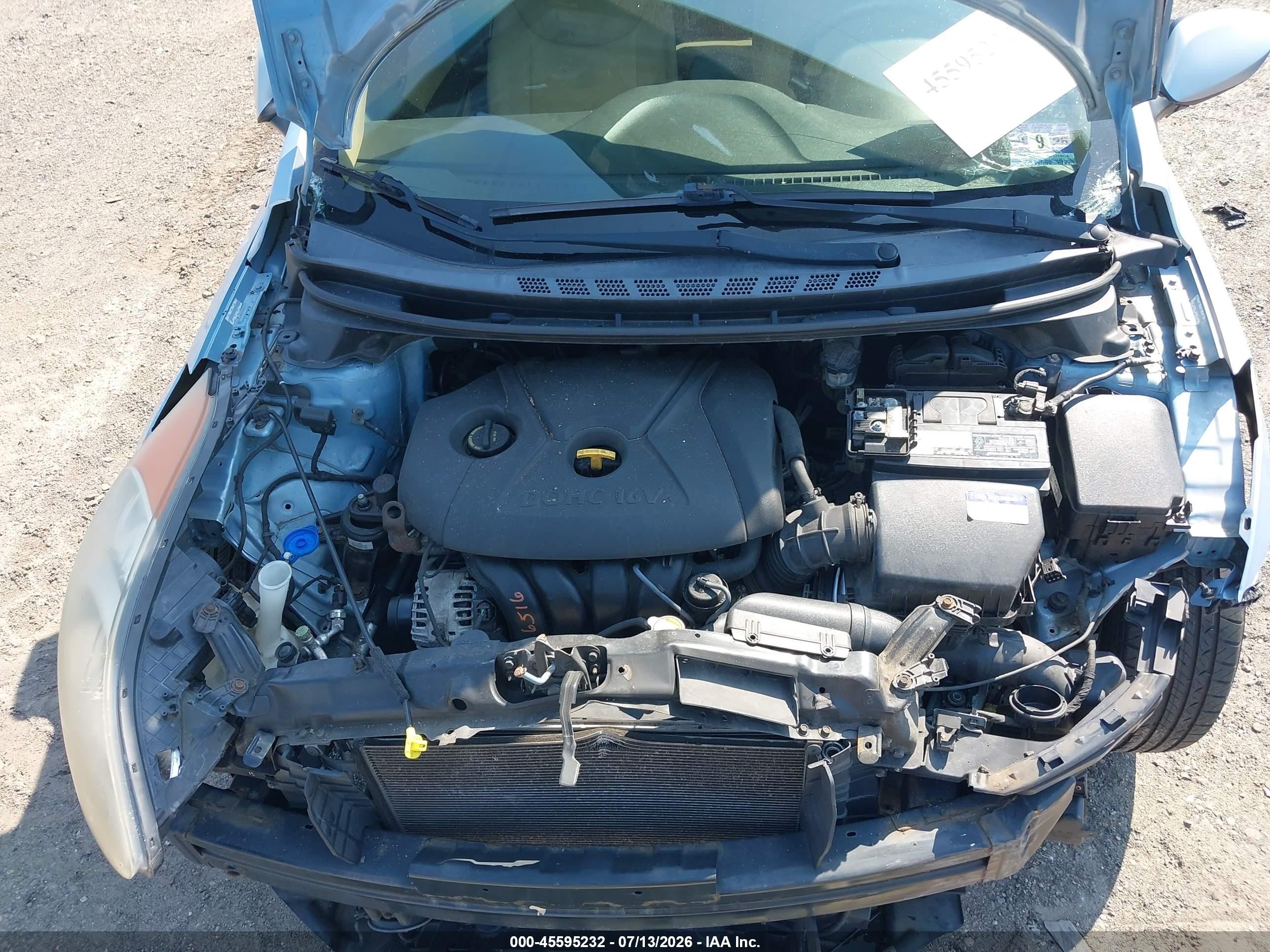 2011 Hyundai Elantra Gls (ulsan Plant) Blue vin: KMHDH4AE8BU090615
