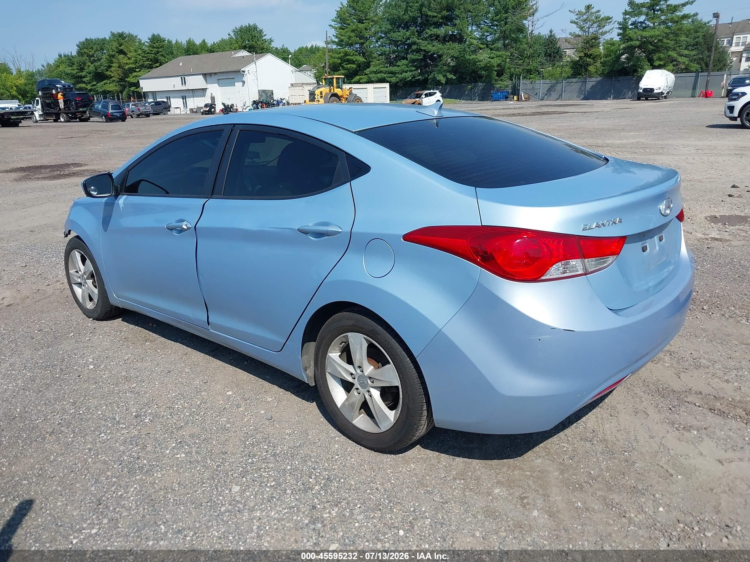 2011 Hyundai Elantra Gls (ulsan Plant) Blue vin: KMHDH4AE8BU090615