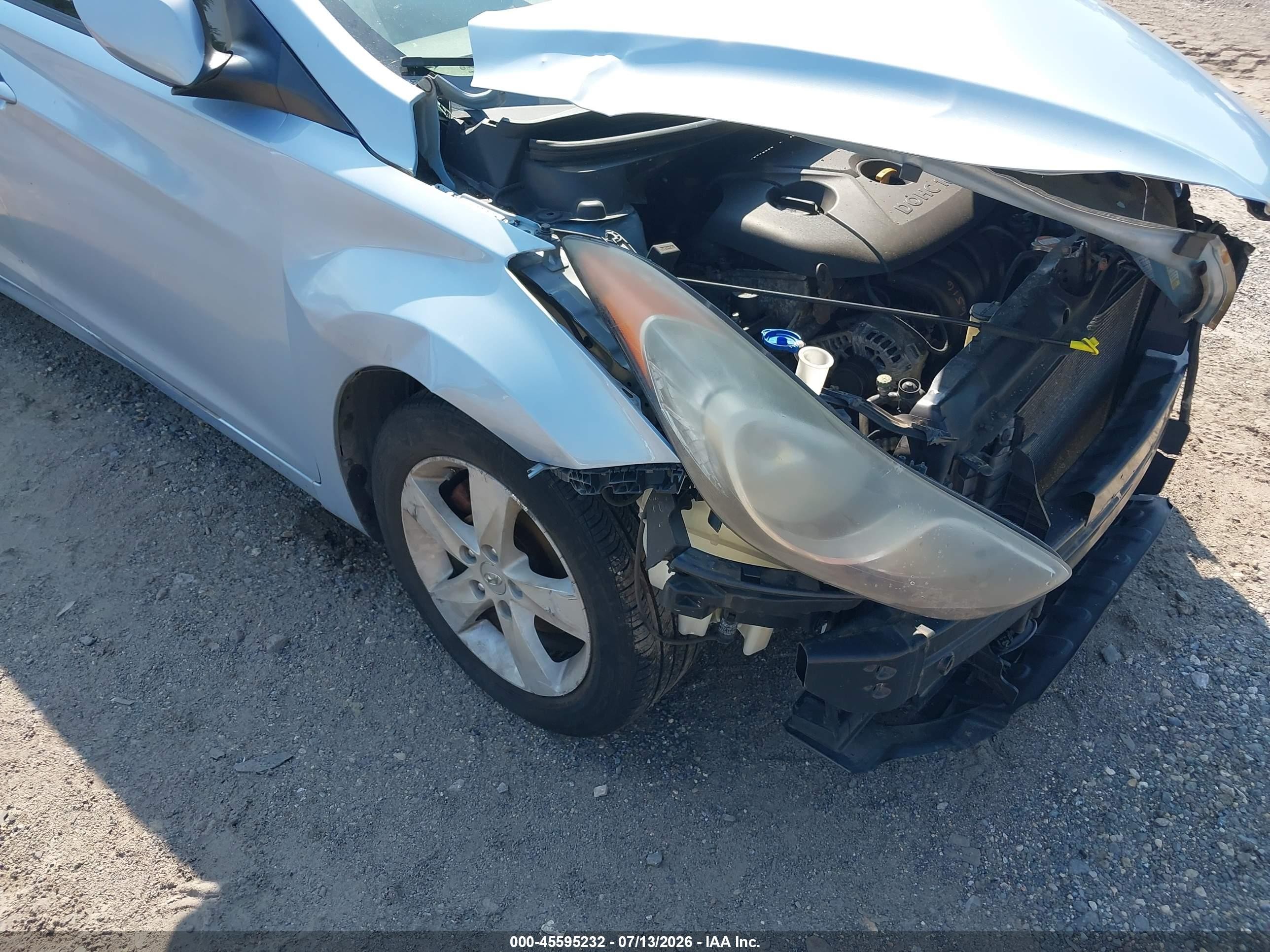 2011 Hyundai Elantra Gls (ulsan Plant) Blue vin: KMHDH4AE8BU090615