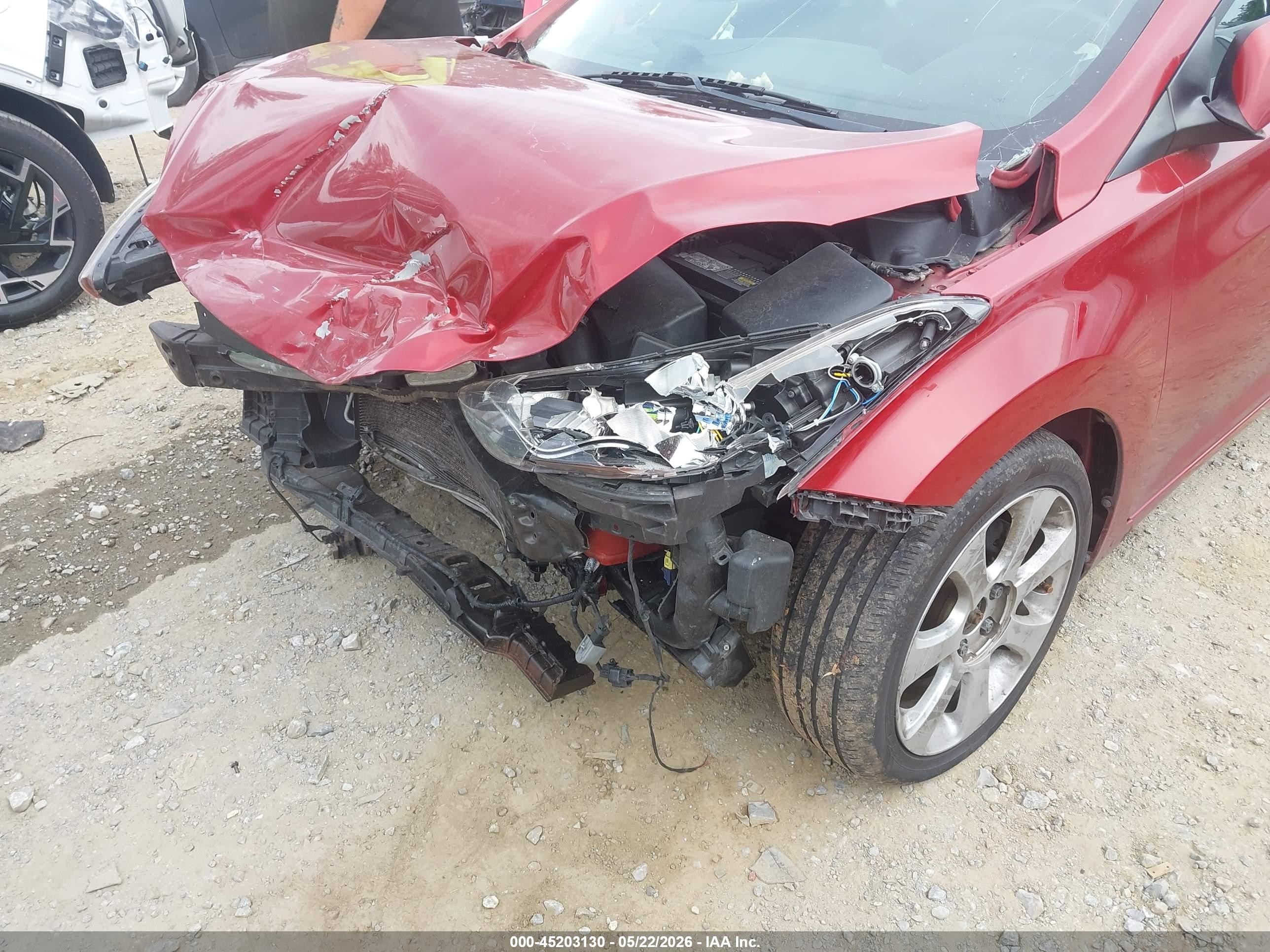 2011 Hyundai Elantra Limited (ulsan Plant) Красный vin: KMHDH4AE8BU091120