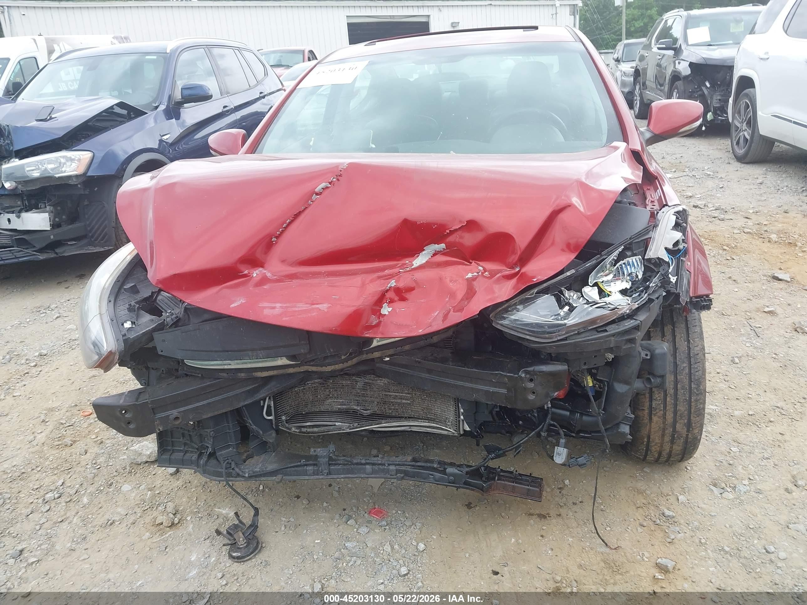 2011 Hyundai Elantra Limited (ulsan Plant) Красный vin: KMHDH4AE8BU091120