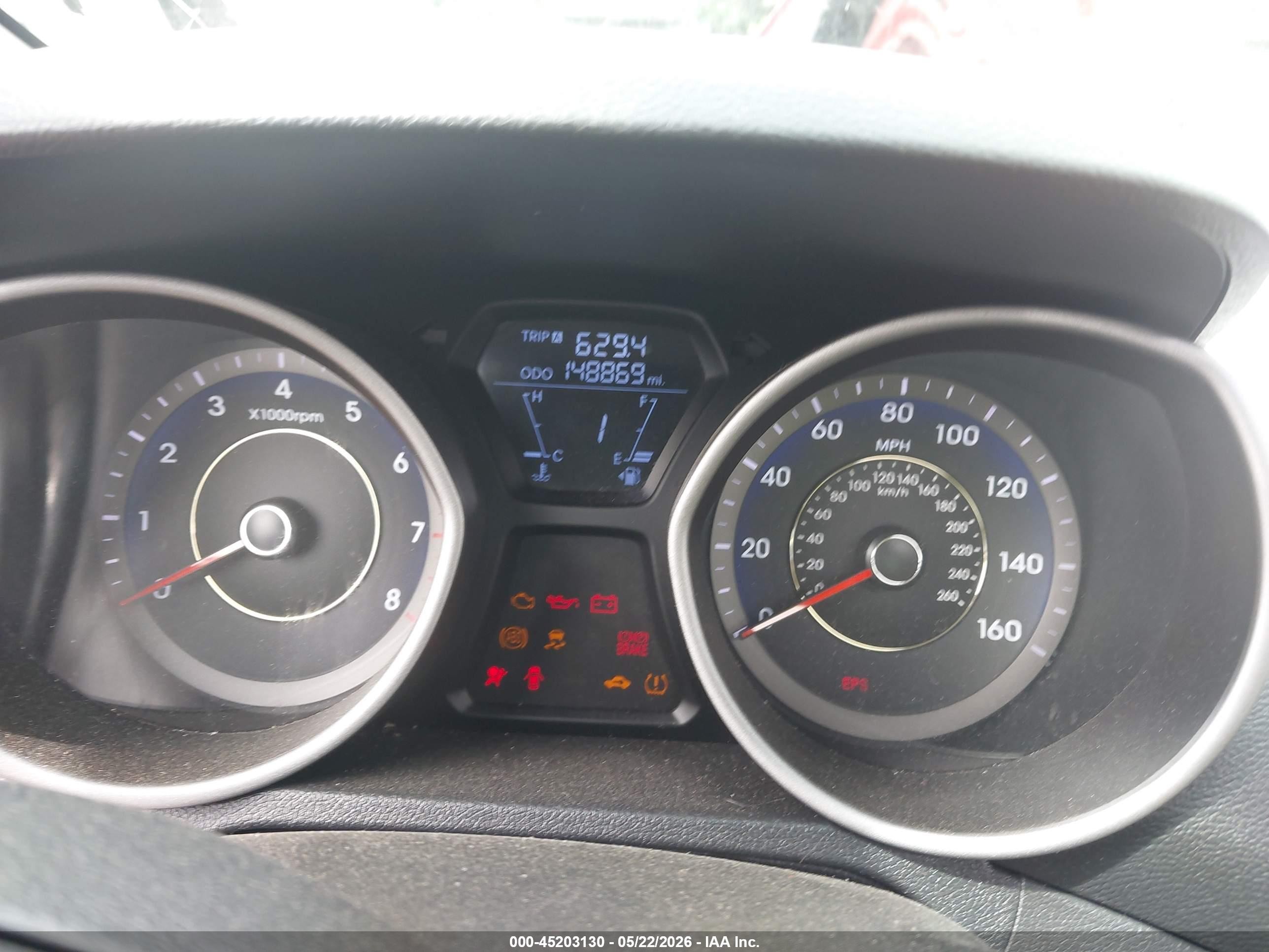 2011 Hyundai Elantra Limited (ulsan Plant) Красный vin: KMHDH4AE8BU091120