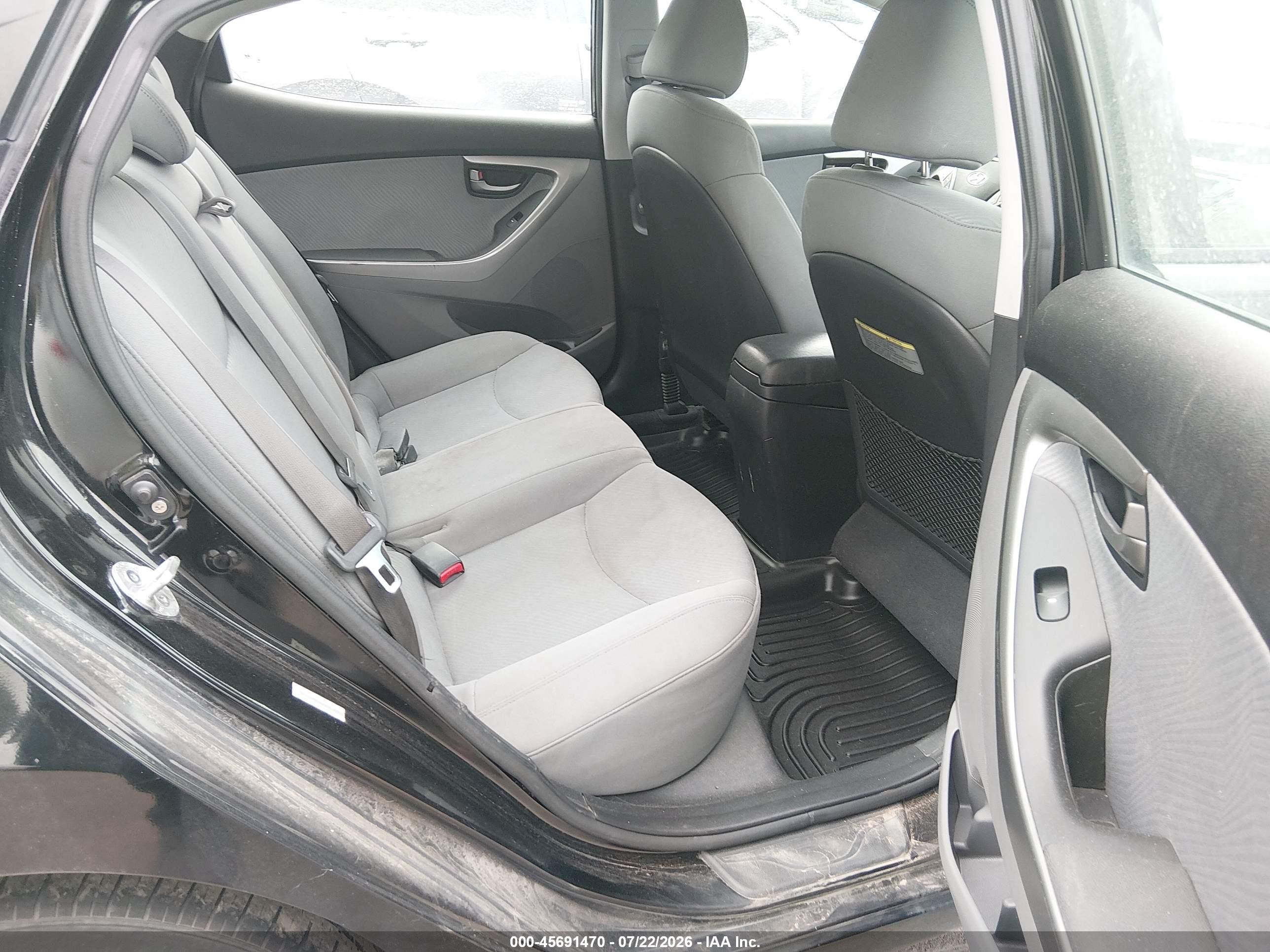 2011 Hyundai Elantra Gls (ulsan Plant) Black vin: KMHDH4AE8BU101872