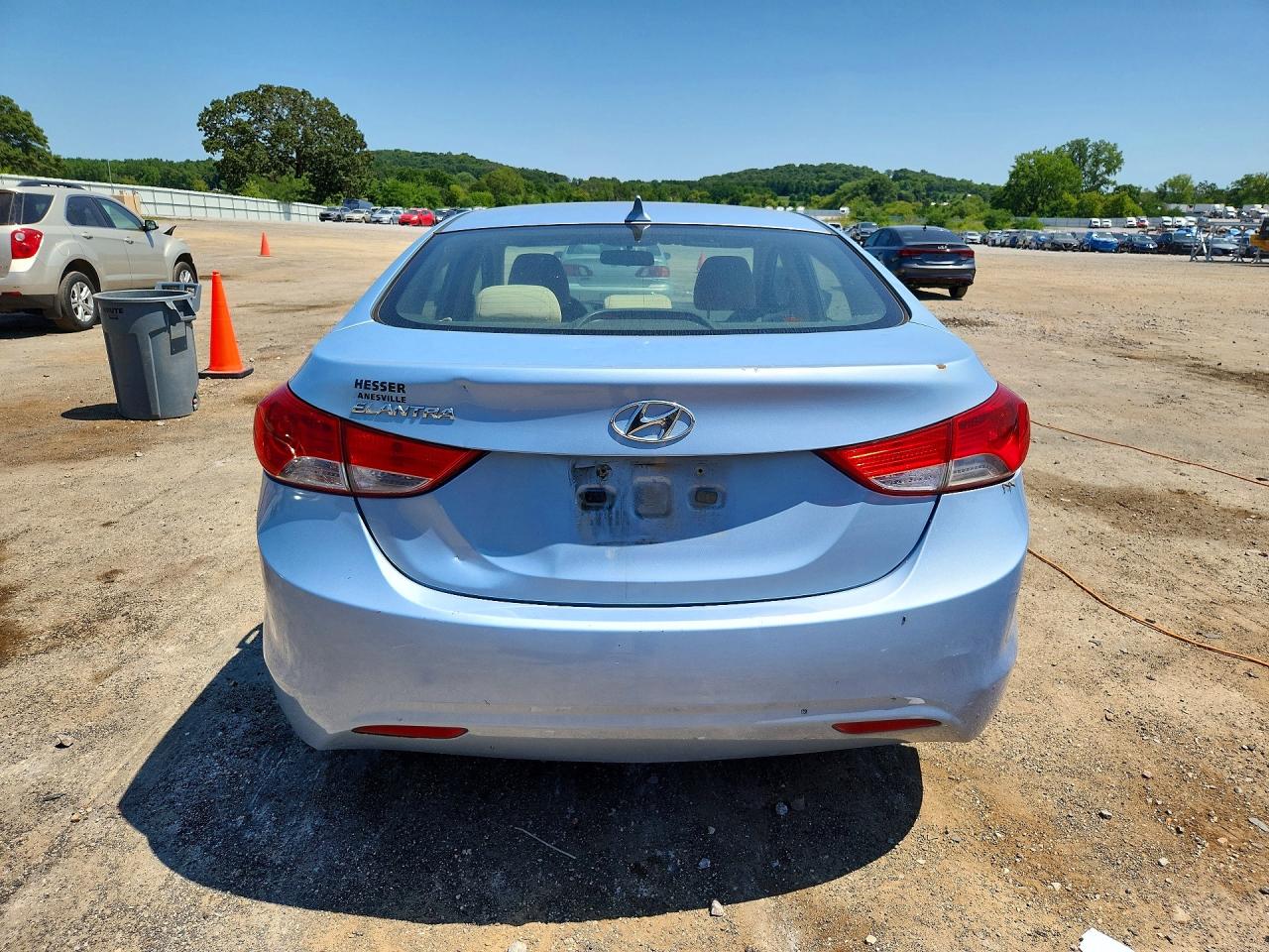 2011 Hyundai Elantra Gls Синий vin: KMHDH4AE8BU102942