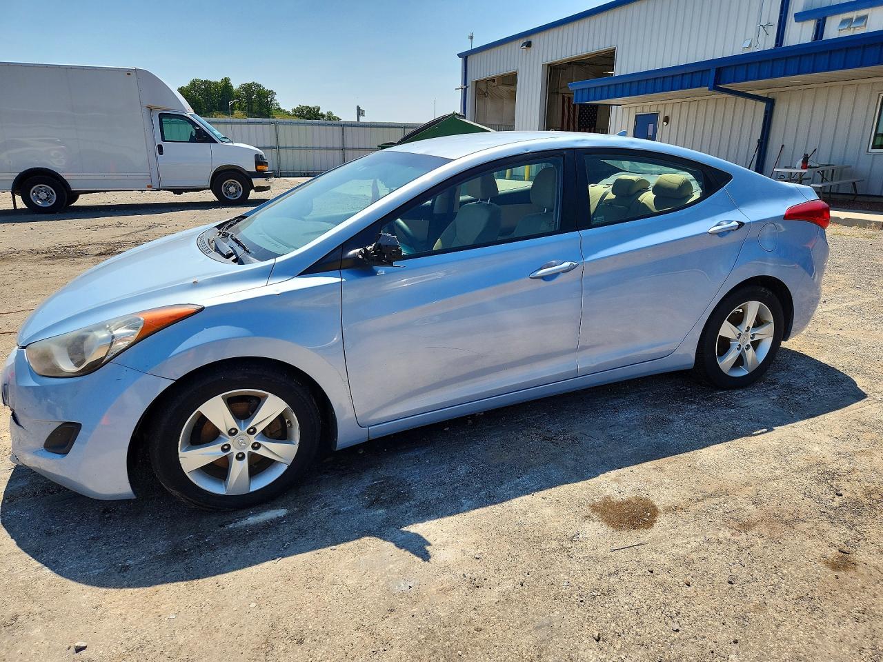 2011 Hyundai Elantra Gls Синий vin: KMHDH4AE8BU102942