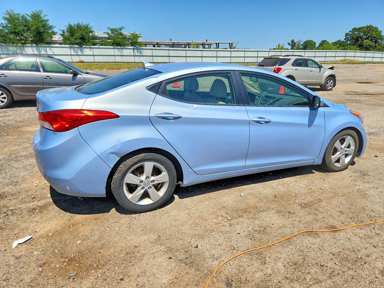 2011 Hyundai Elantra Gls Синий vin: KMHDH4AE8BU102942