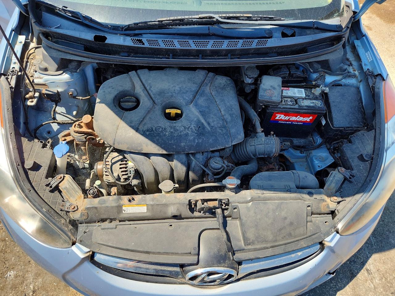 2011 Hyundai Elantra Gls Синий vin: KMHDH4AE8BU102942