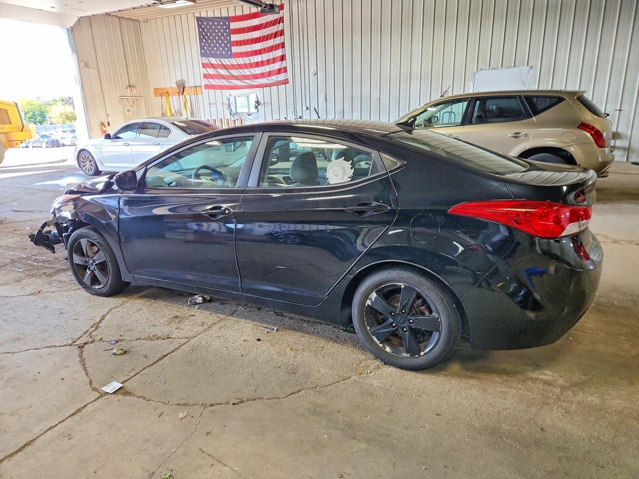 2011 Hyundai Elantra Gls Black vin: KMHDH4AE8BU106201