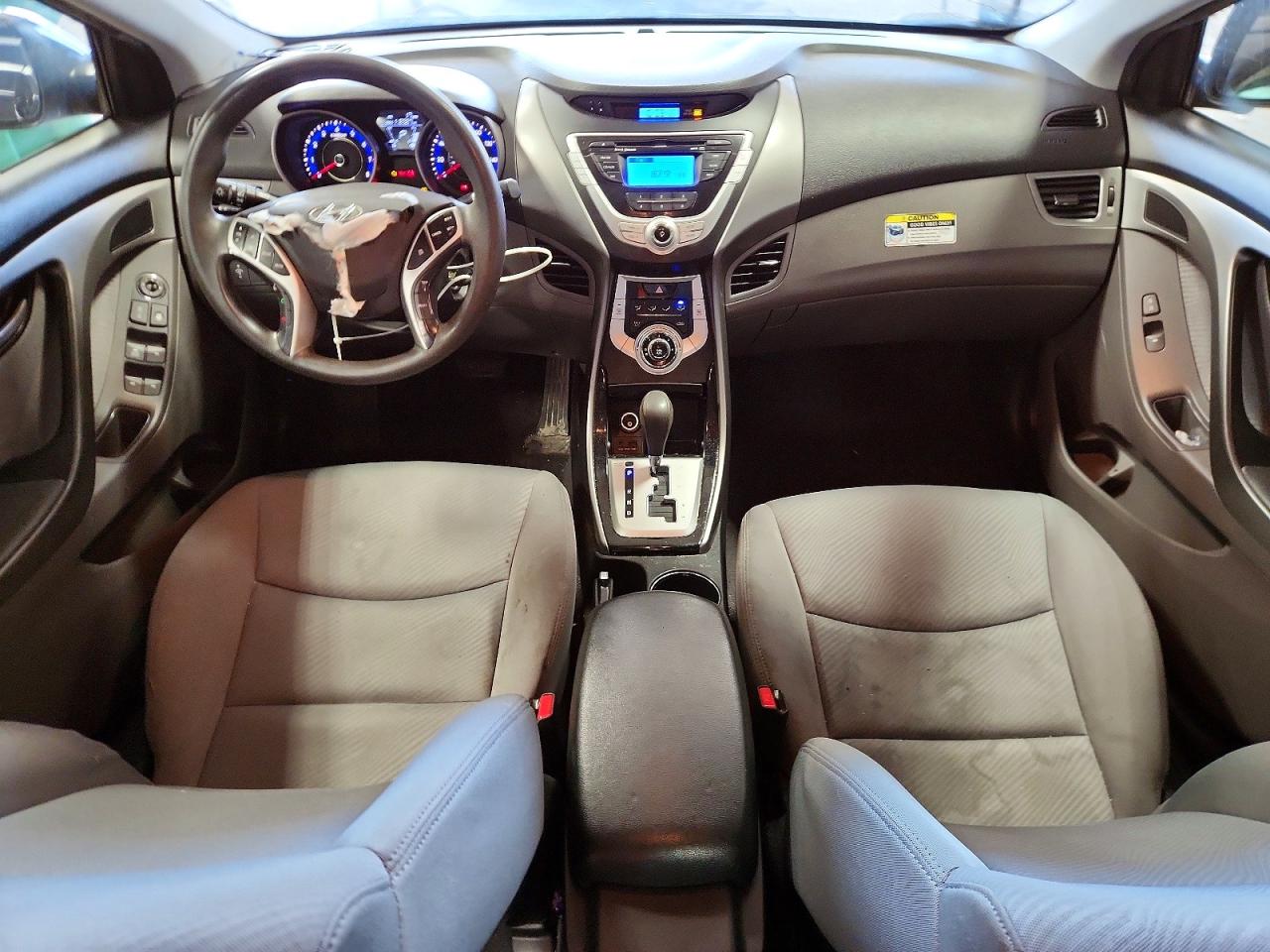 2011 Hyundai Elantra Gls Black vin: KMHDH4AE8BU106201